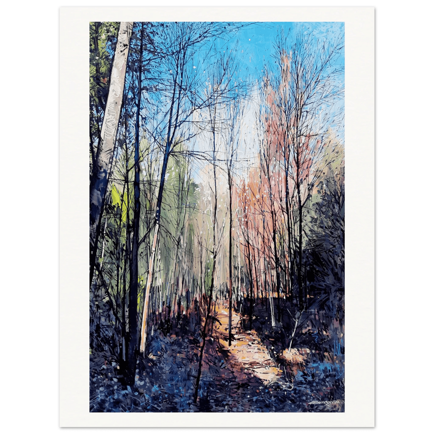 History of last fall - Museum - Quality Matte Paper Poster - eduardgurevich 75x100 cm / 30x40″