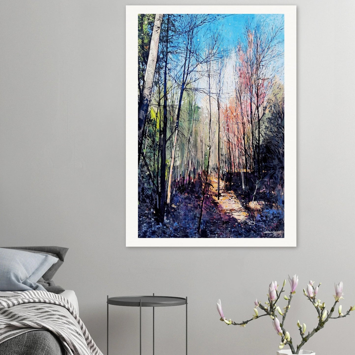 History of last fall - Museum - Quality Matte Paper Poster - eduardgurevich 75x100 cm / 30x40″