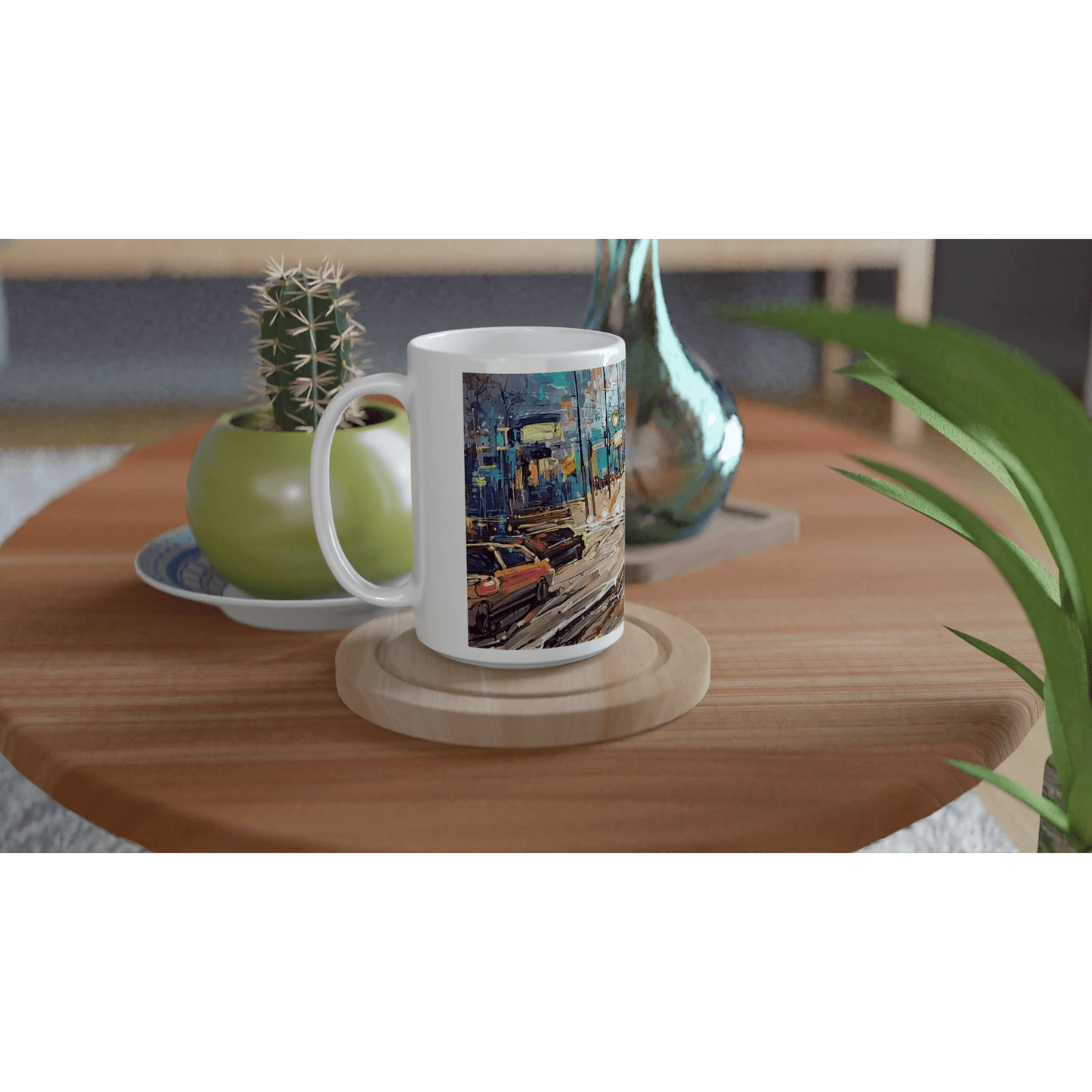 History of lights - White 15oz Ceramic Mug - eduardgurevich