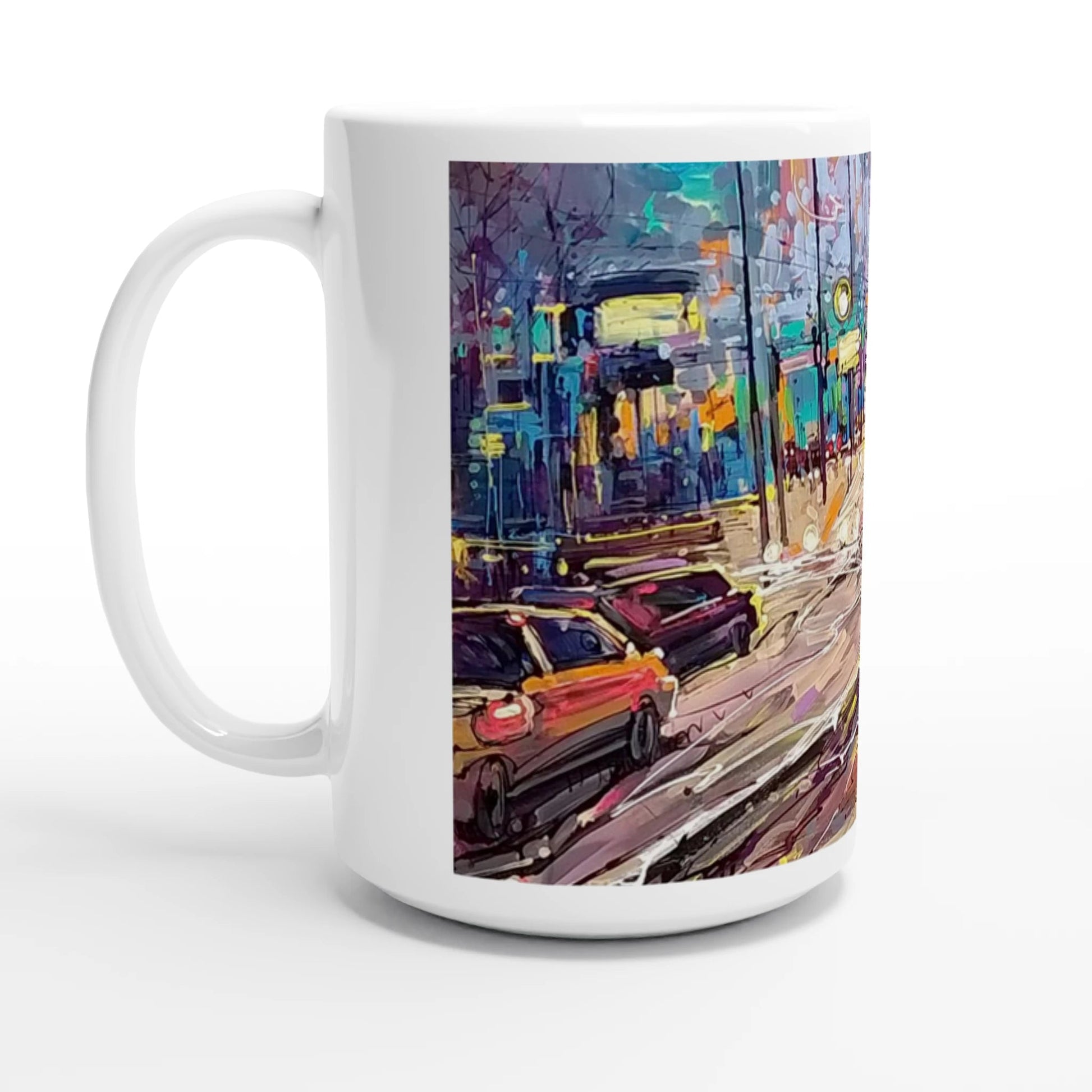 History of lights - White 15oz Ceramic Mug - eduardgurevich