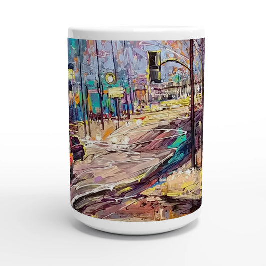 History of lights - White 15oz Ceramic Mug - eduardgurevich