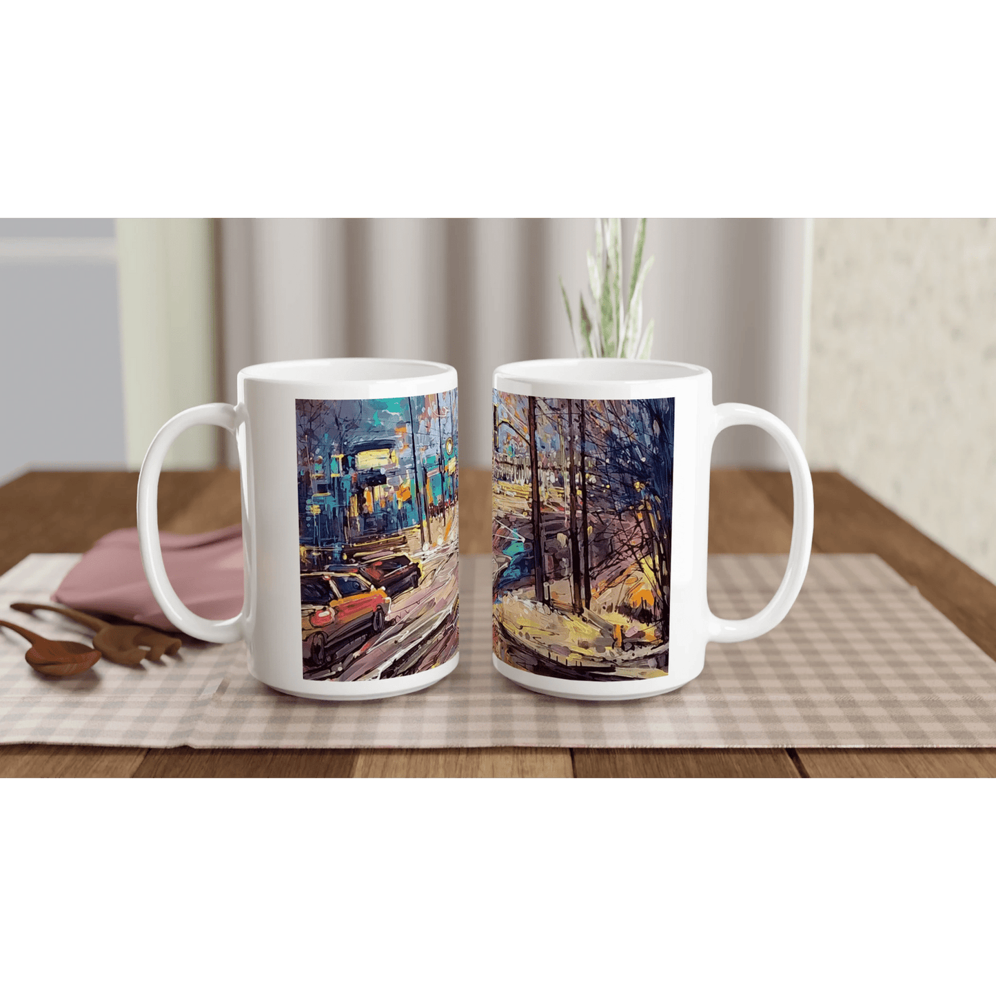 History of lights - White 15oz Ceramic Mug - eduardgurevich