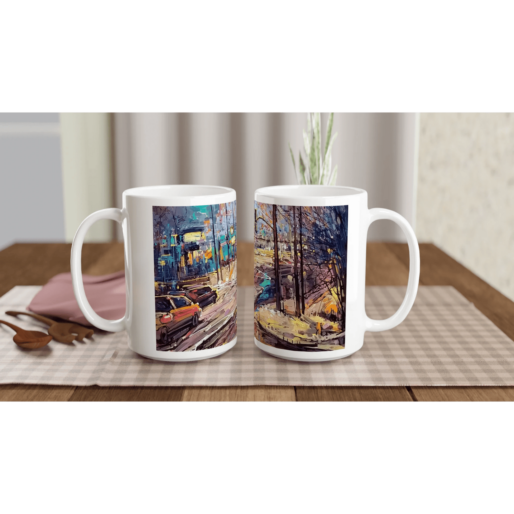 History of lights - White 15oz Ceramic Mug - eduardgurevich