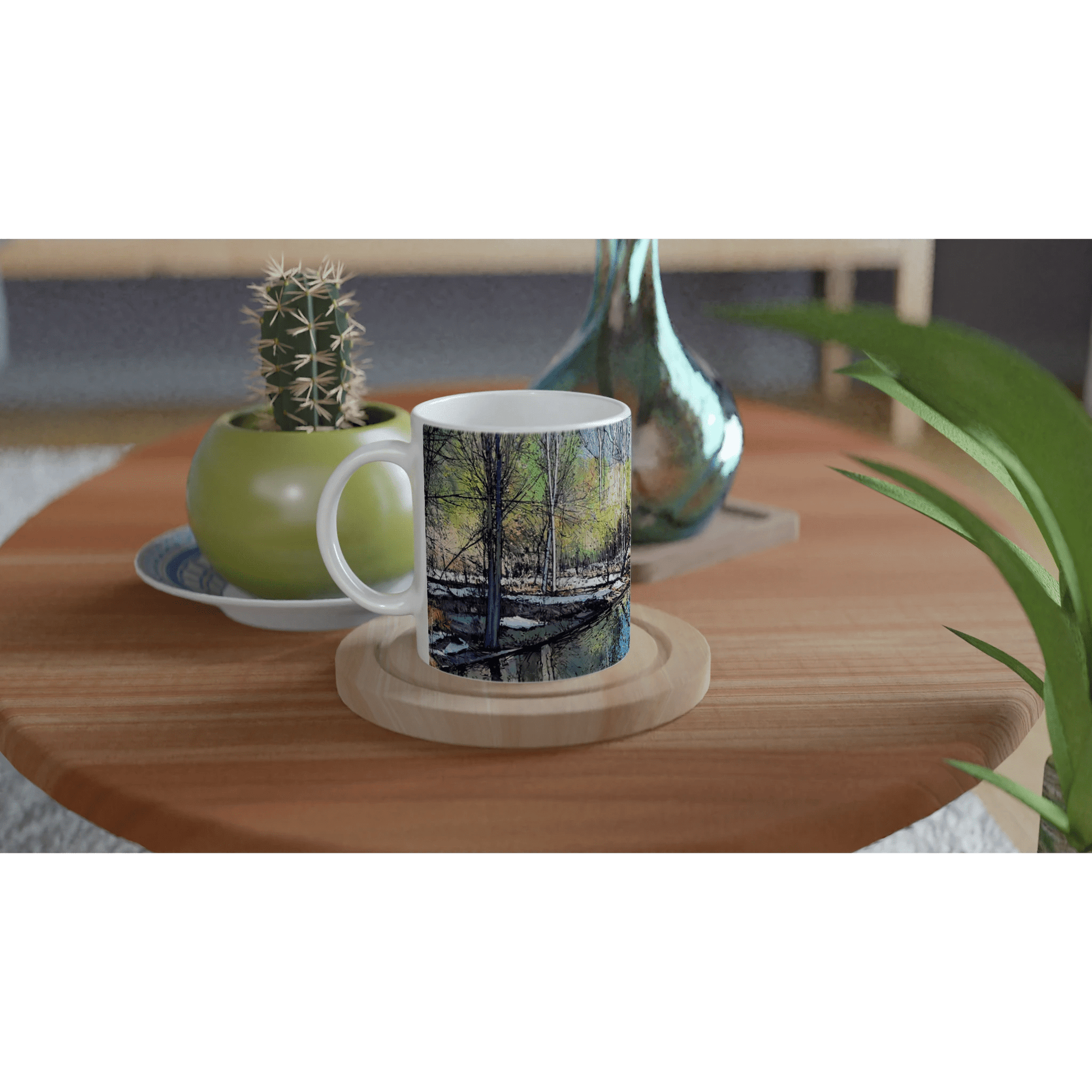 Holiday inn - White 11oz Ceramic Mug - eduardgurevich