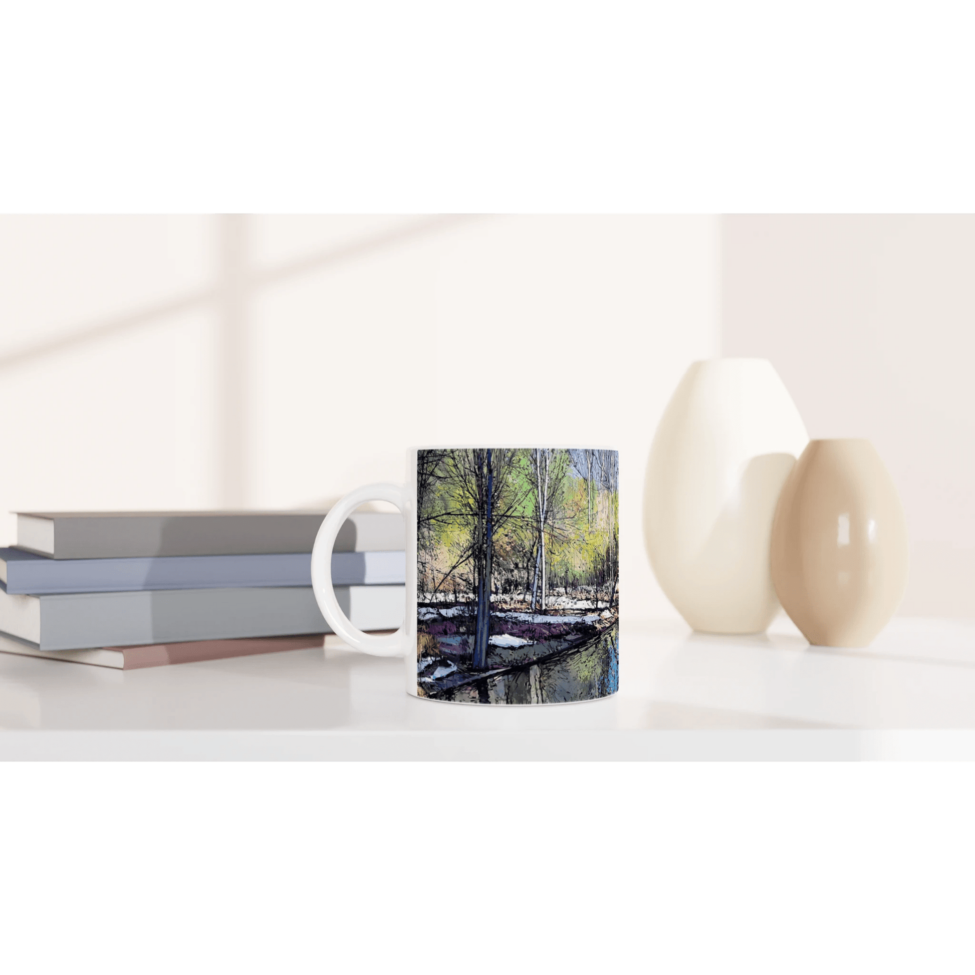 Holiday inn - White 11oz Ceramic Mug - eduardgurevich