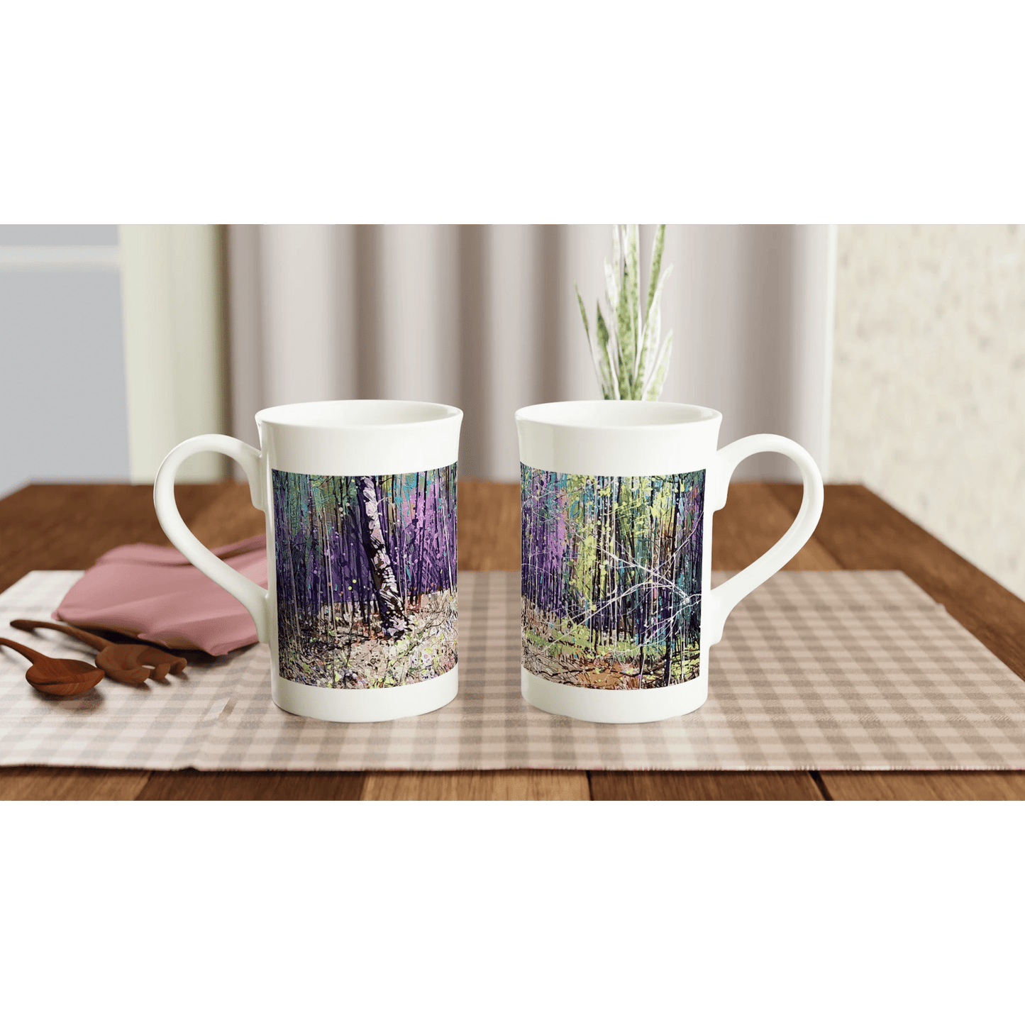 Last statement - White 10oz Porcelain Slim Mug - eduardgurevich