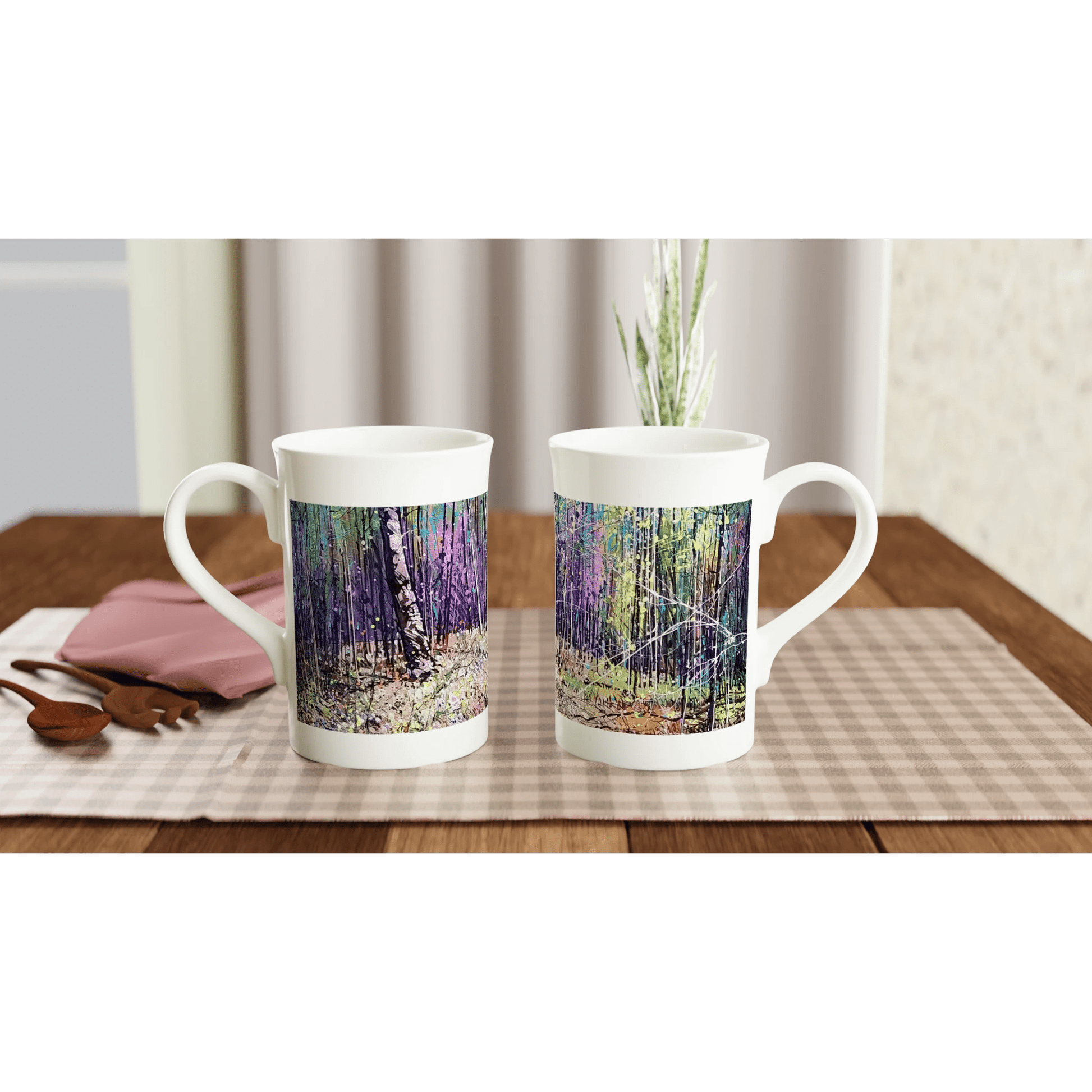 Last statement - White 10oz Porcelain Slim Mug - eduardgurevich