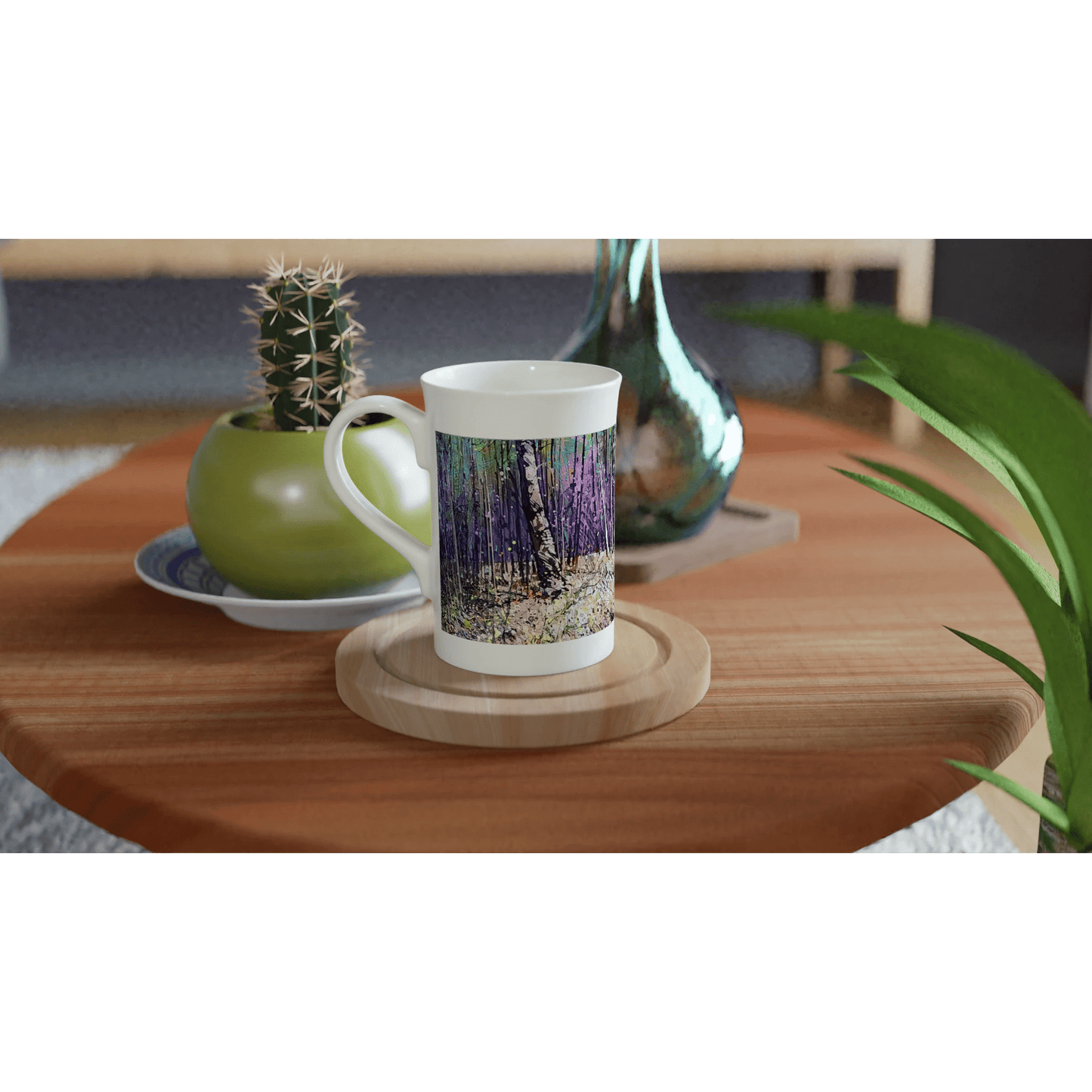 Last statement - White 10oz Porcelain Slim Mug - eduardgurevich