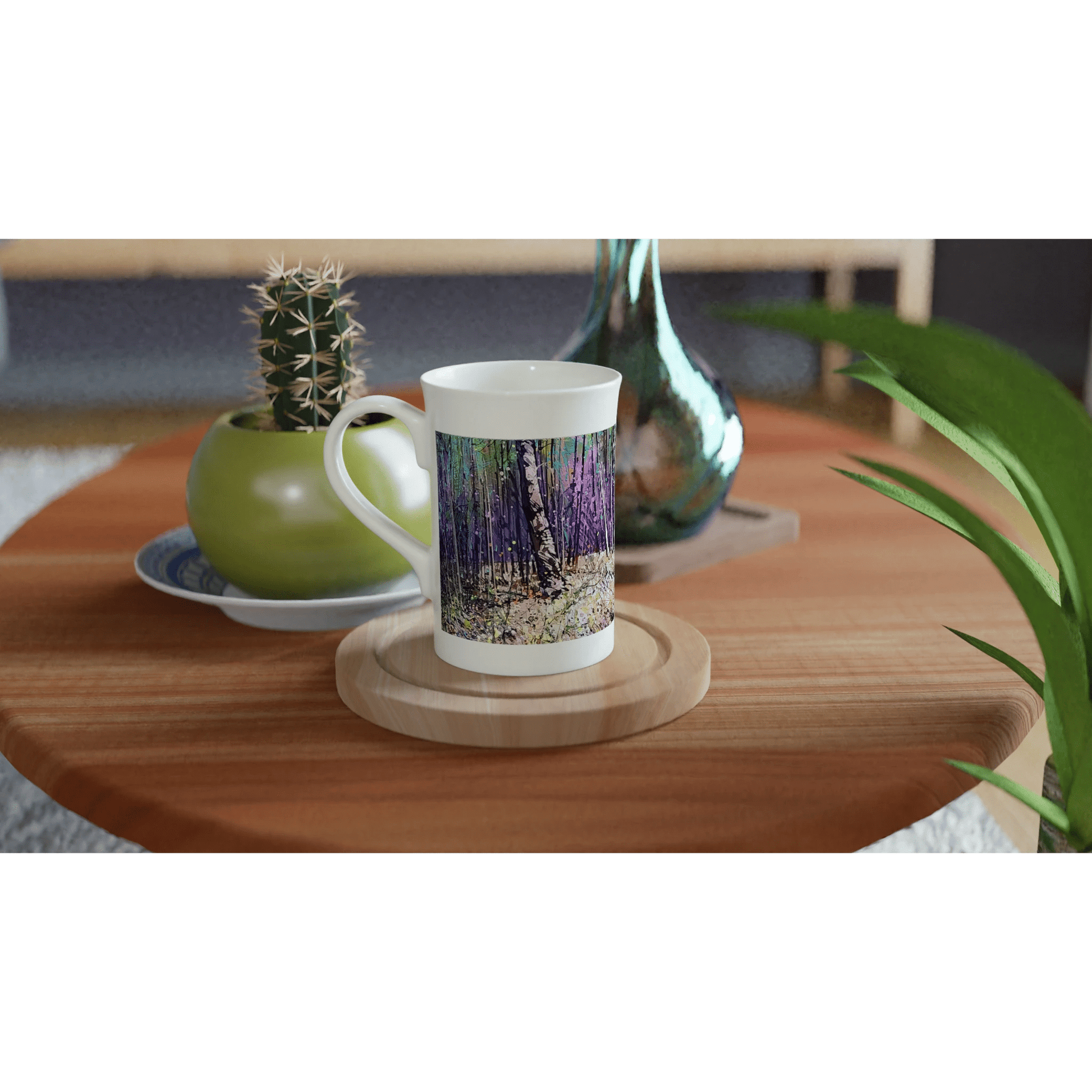 Last statement - White 10oz Porcelain Slim Mug - eduardgurevich