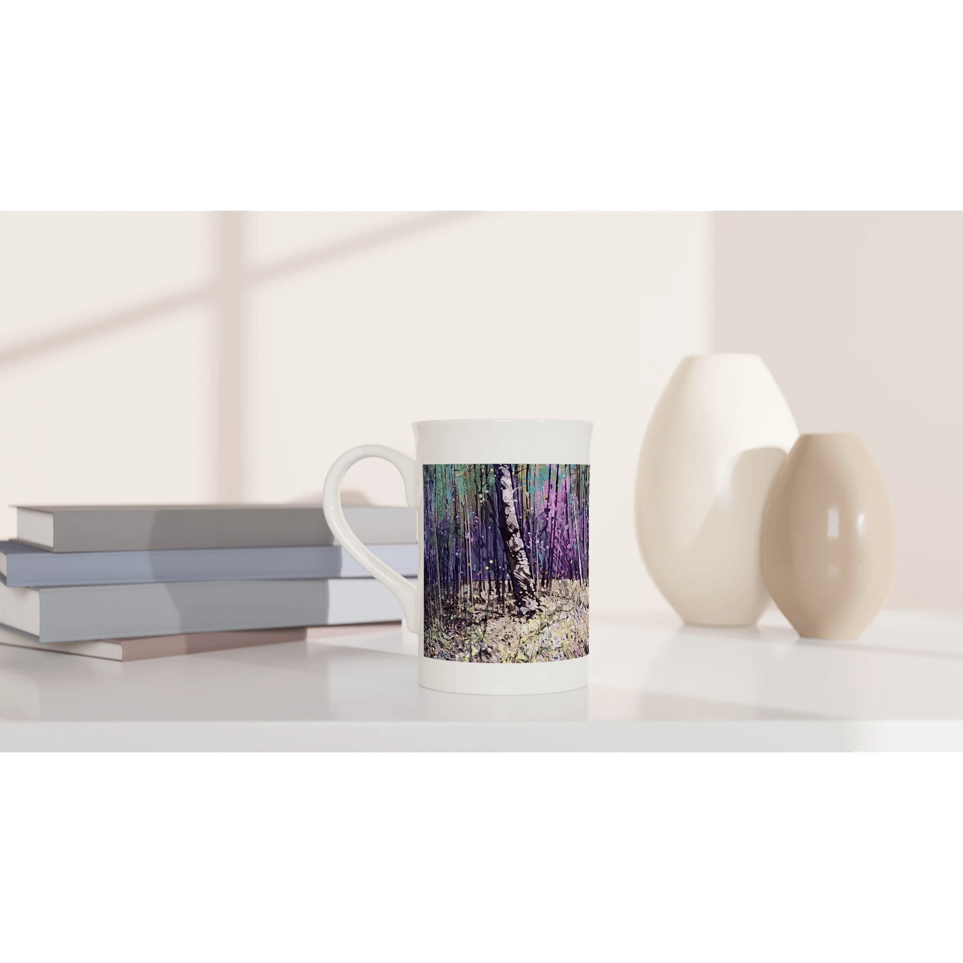 Last statement - White 10oz Porcelain Slim Mug - eduardgurevich