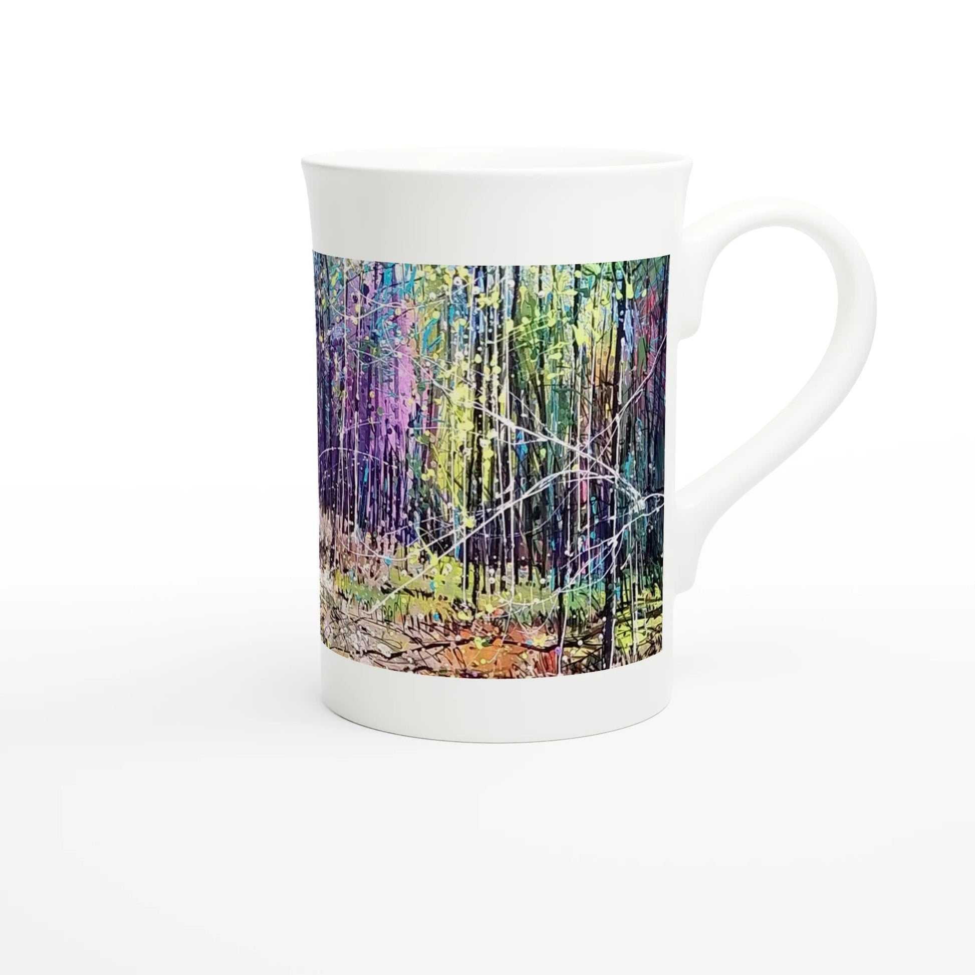 Last statement - White 10oz Porcelain Slim Mug - eduardgurevich