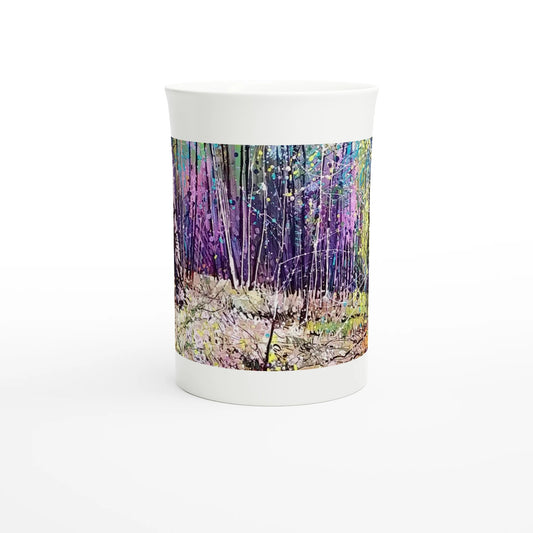 Last statement - White 10oz Porcelain Slim Mug - eduardgurevich