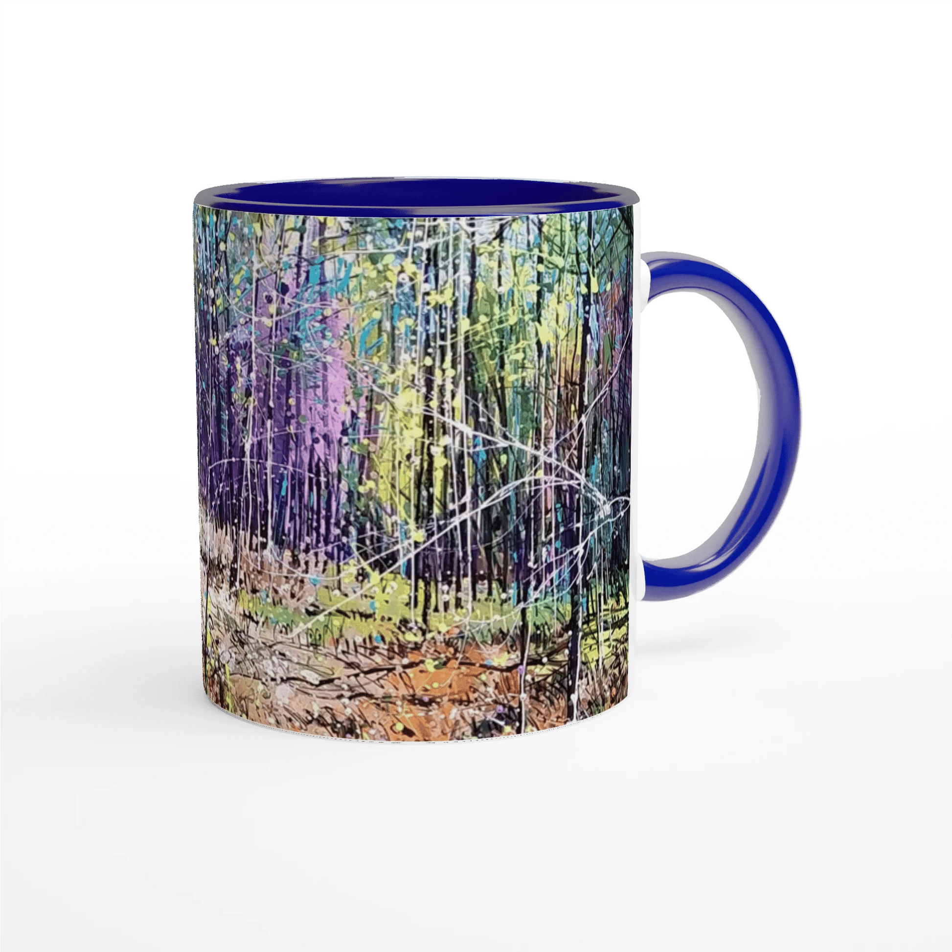 Last statement - White 11oz Ceramic Mug with Color Inside - eduardgurevich