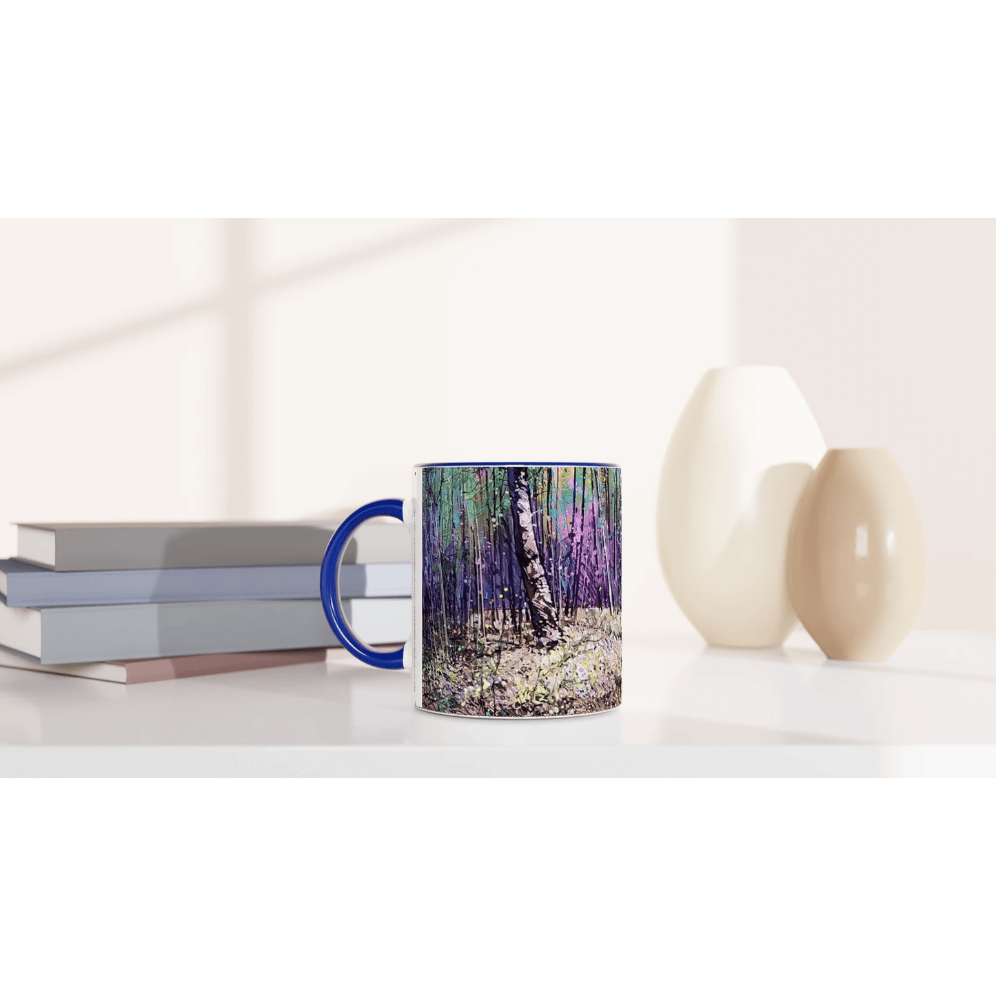 Last statement - White 11oz Ceramic Mug with Color Inside - eduardgurevich