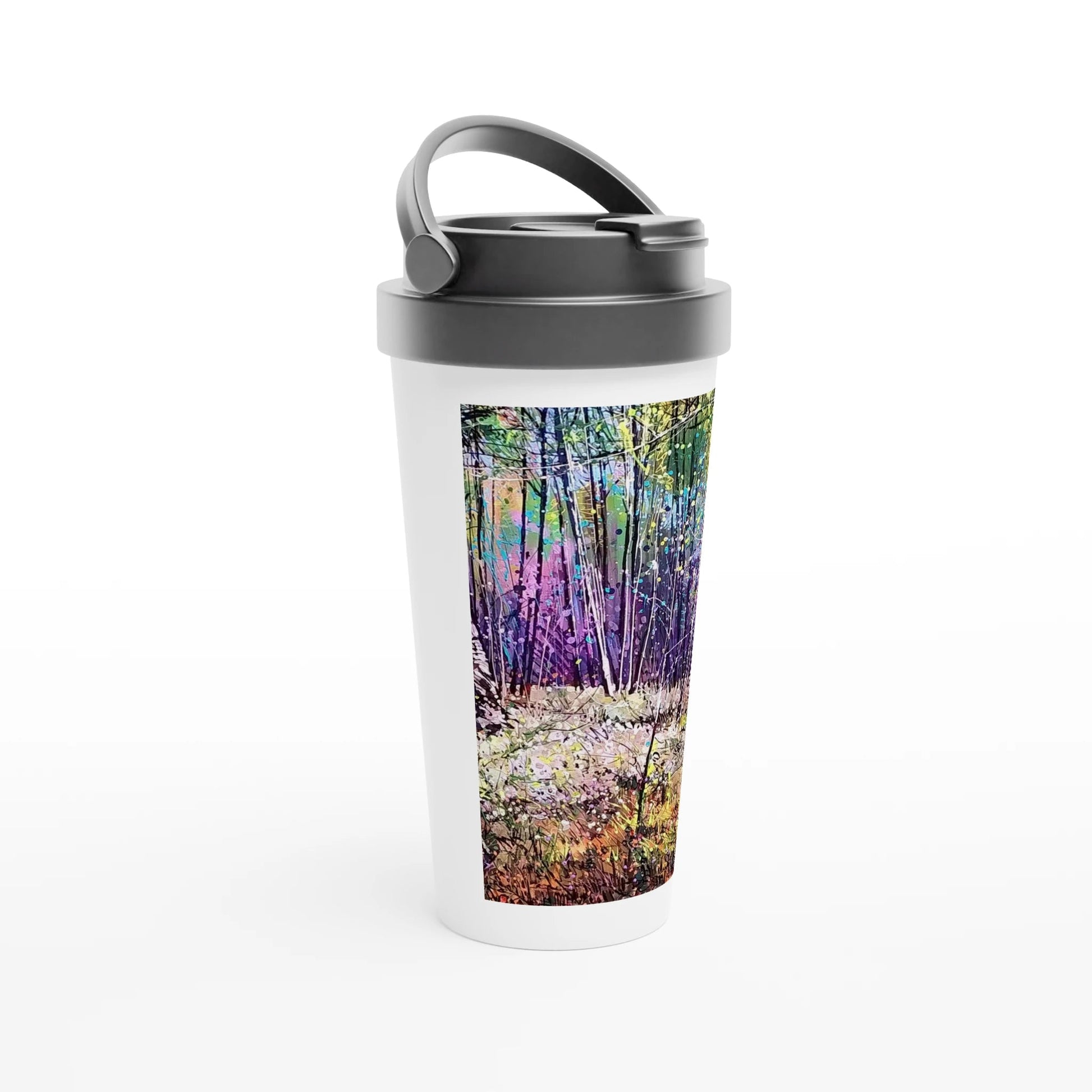 Last statement - White 15oz Stainless Steel Travel Mug - eduardgurevich