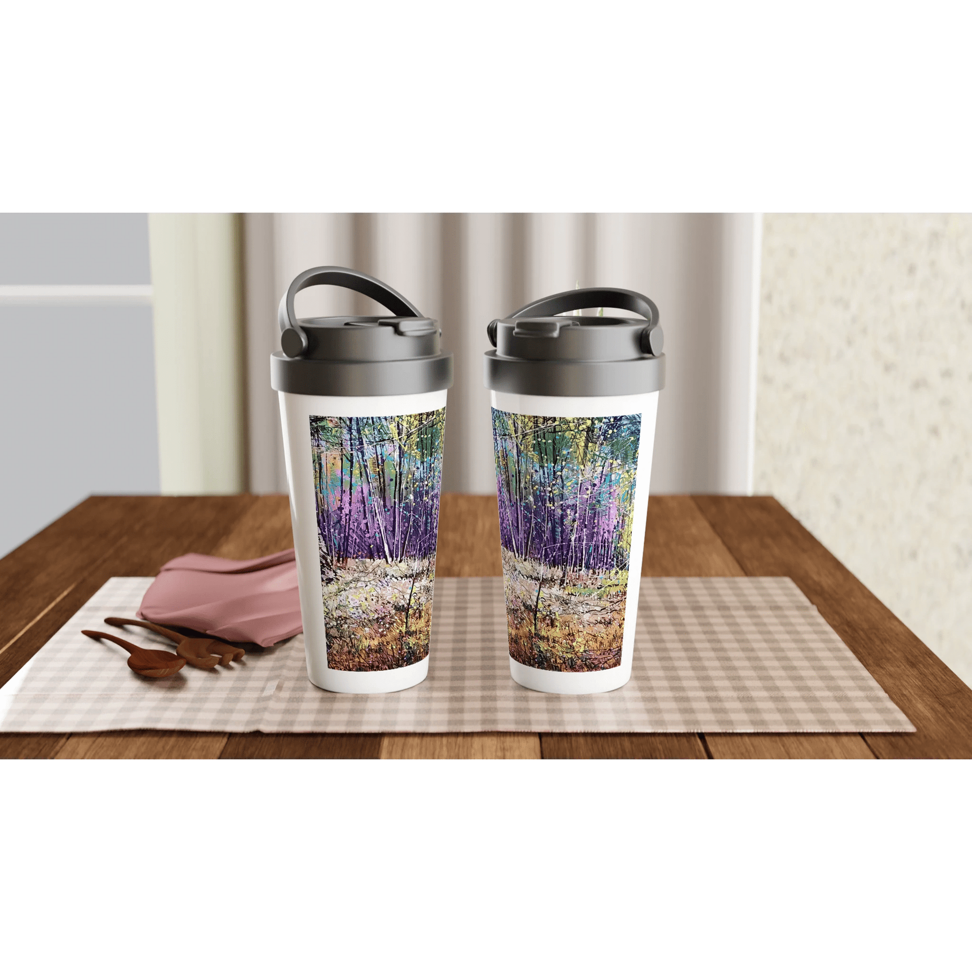 Last statement - White 15oz Stainless Steel Travel Mug - eduardgurevich