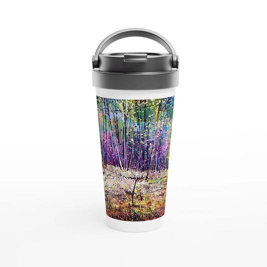 Last statement - White 15oz Stainless Steel Travel Mug - eduardgurevich
