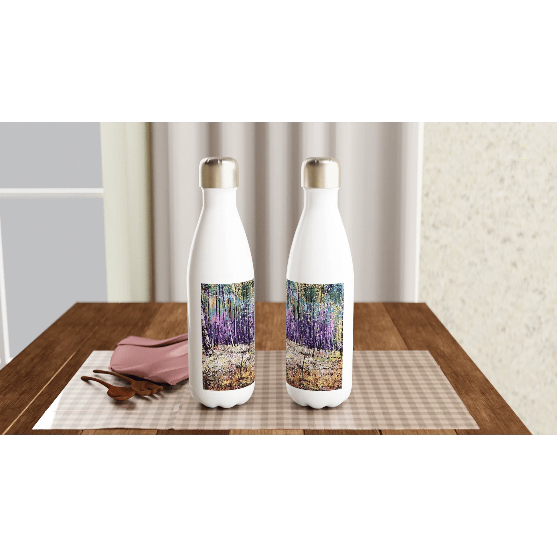 Last statement - White 17oz Stainless Steel Water Bottle - eduardgurevich