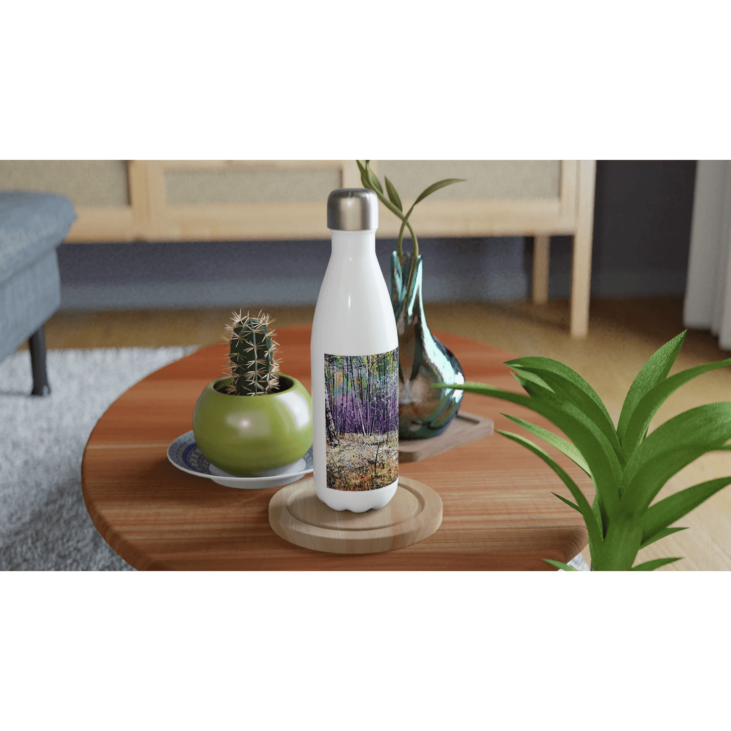 Last statement - White 17oz Stainless Steel Water Bottle - eduardgurevich