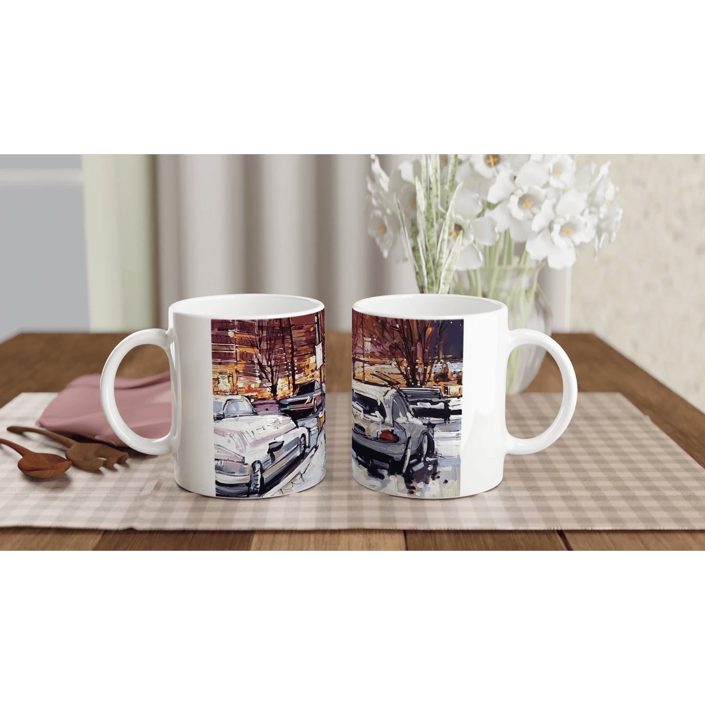 Life under the snow - 11oz Ceramic Mug - eduardgurevich