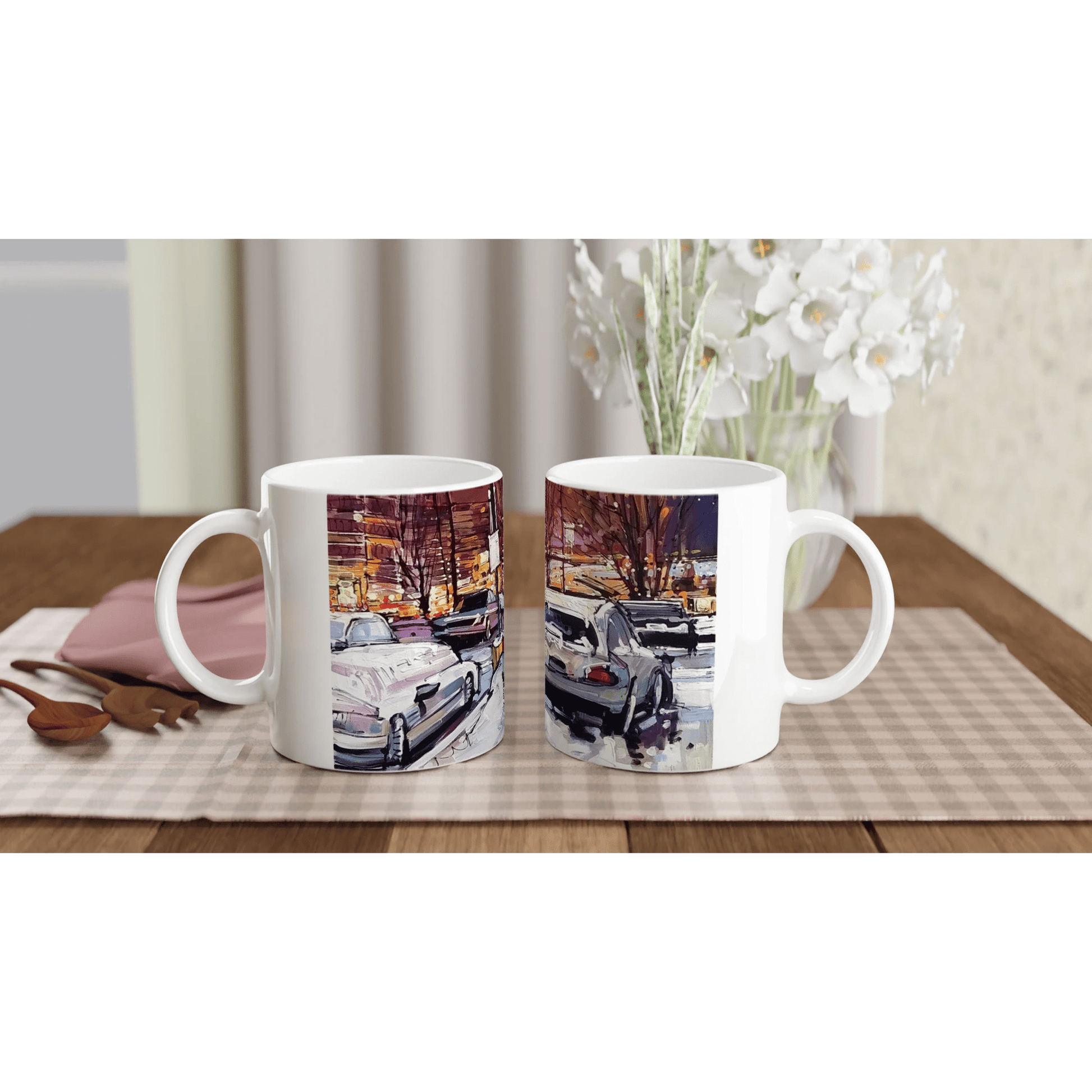 Life under the snow - 11oz Ceramic Mug - eduardgurevich
