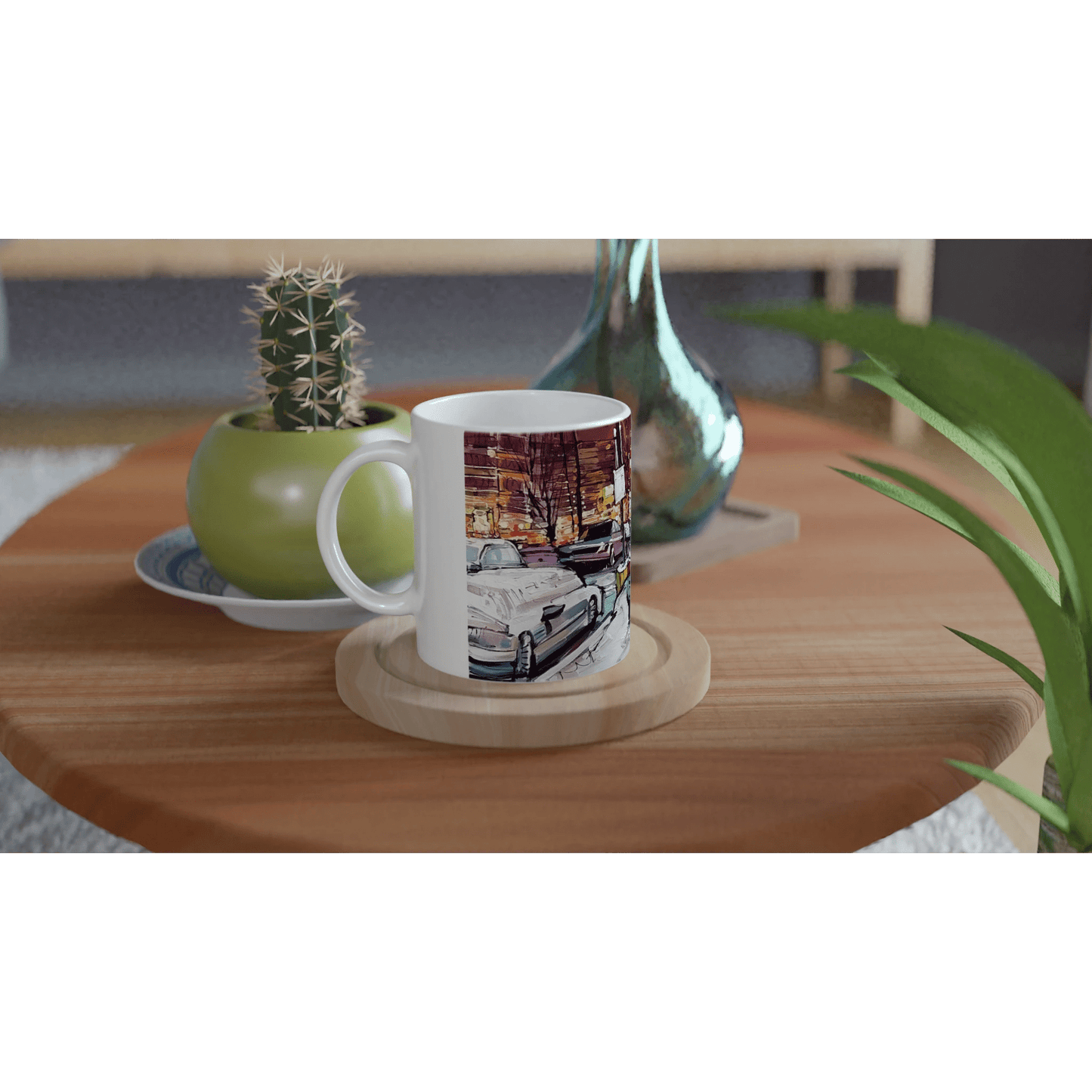 Life under the snow - 11oz Ceramic Mug - eduardgurevich