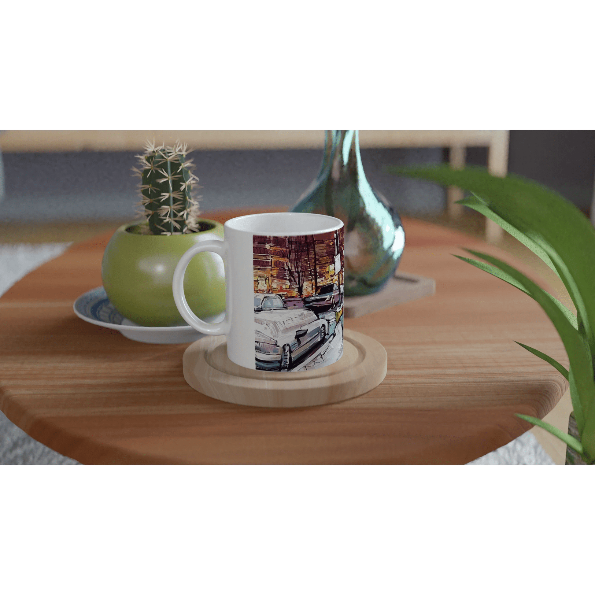 Life under the snow - 11oz Ceramic Mug - eduardgurevich
