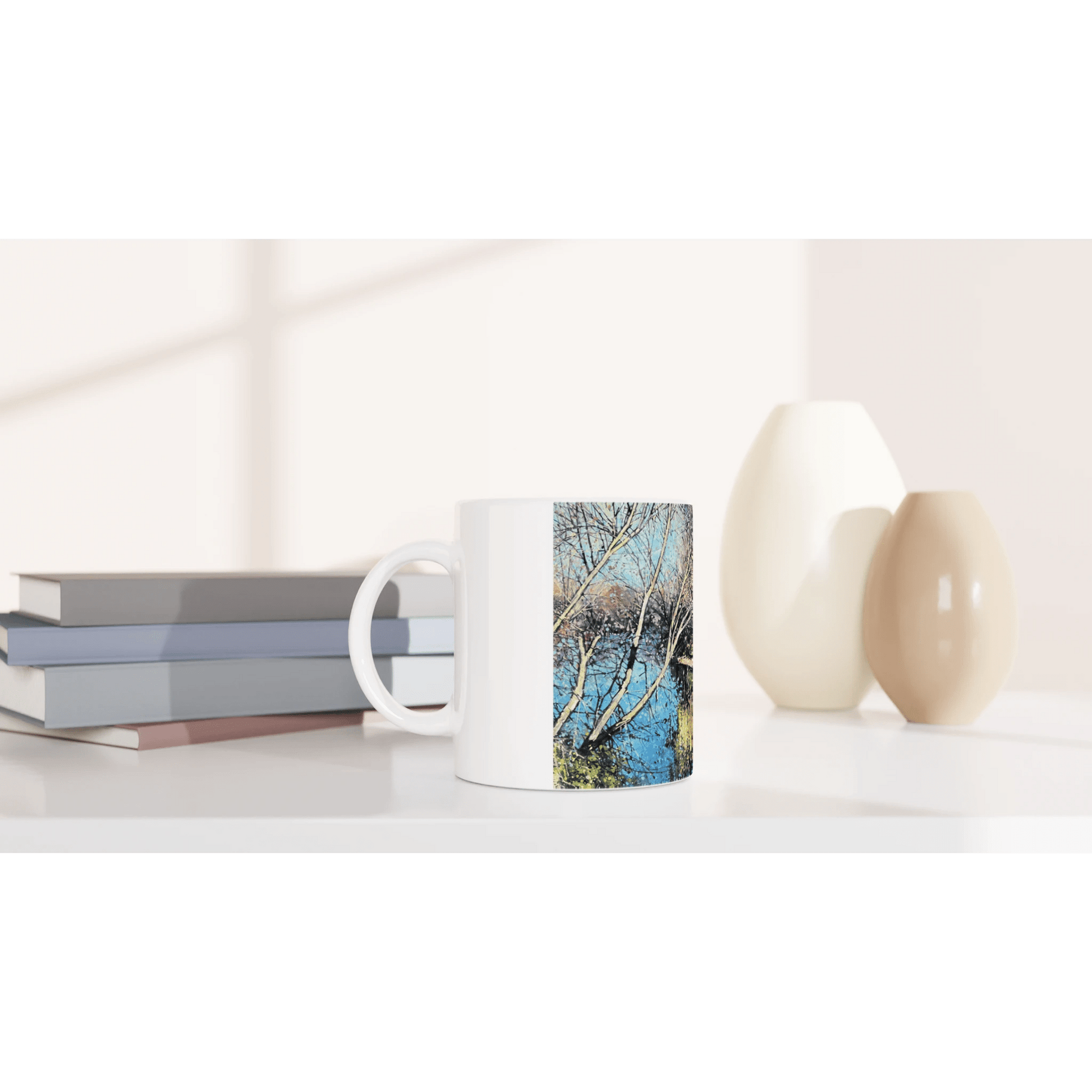 Mirror - White 11oz Ceramic Mug - eduardgurevich