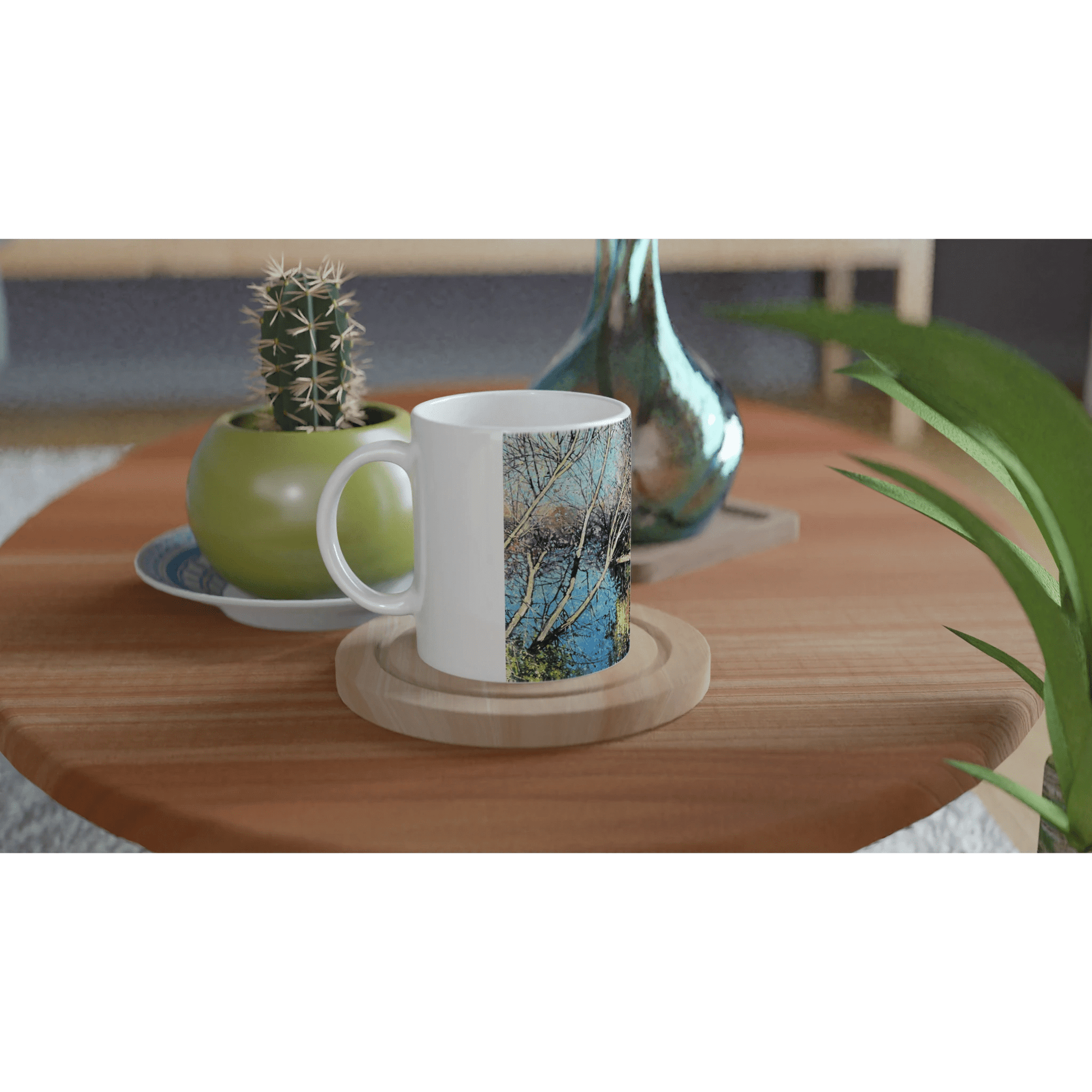 Mirror - White 11oz Ceramic Mug - eduardgurevich