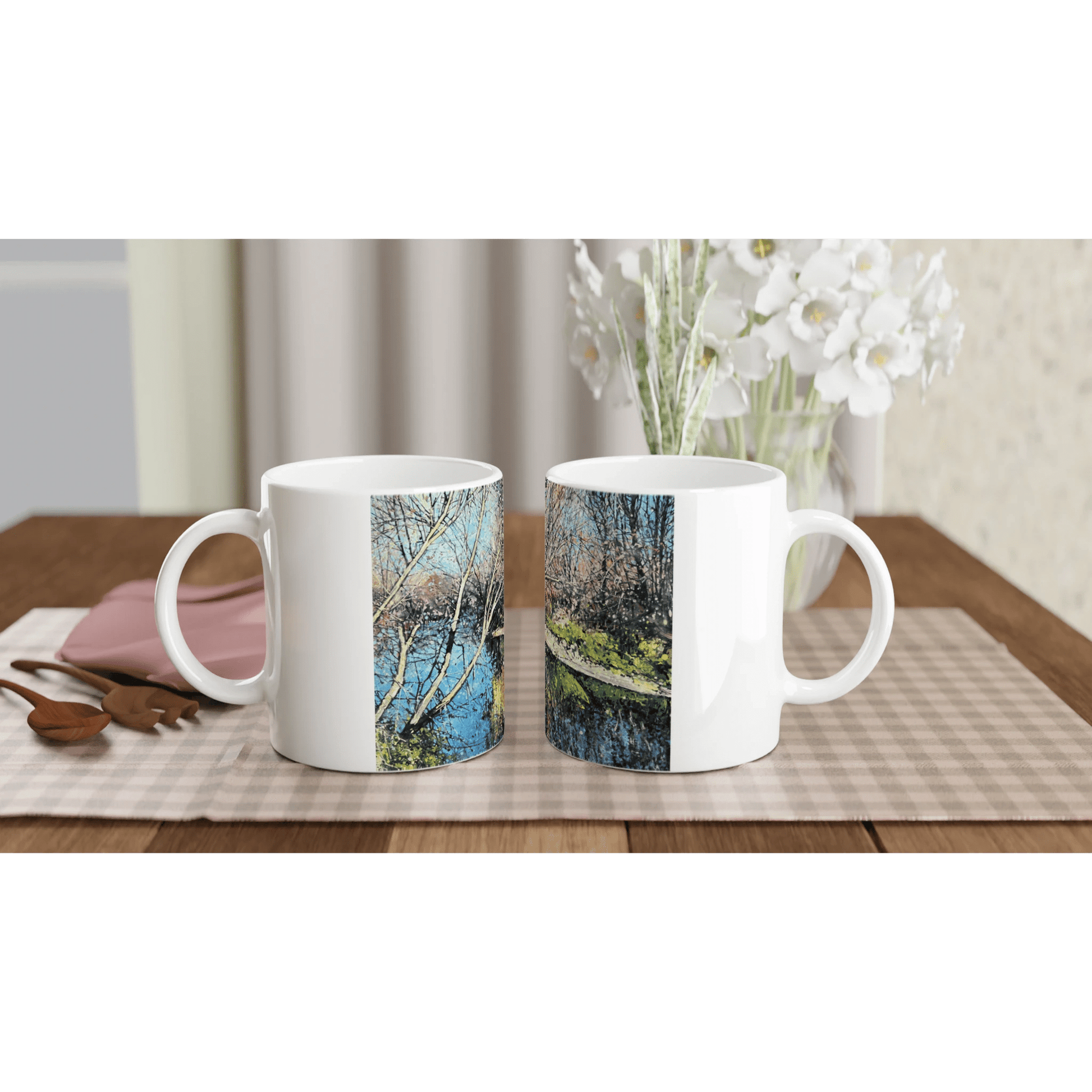 Mirror - White 11oz Ceramic Mug - eduardgurevich