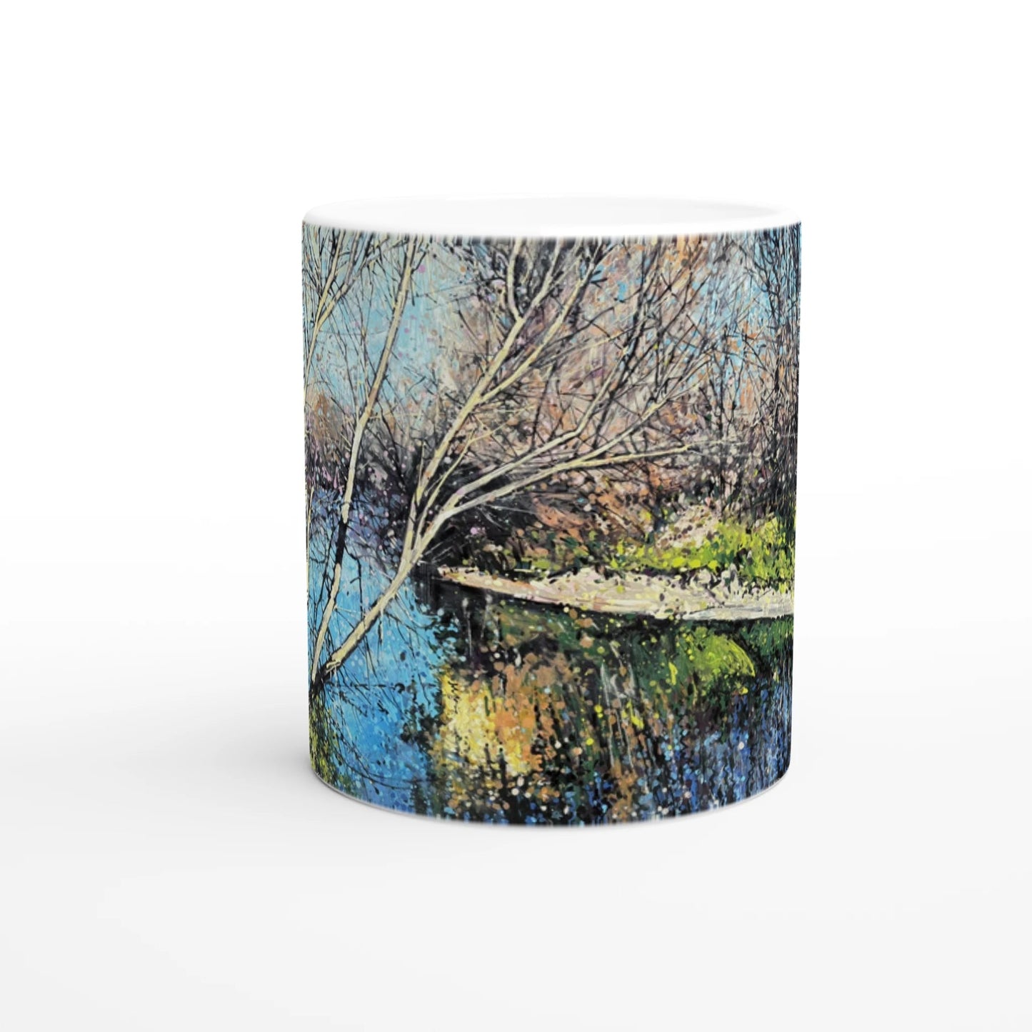 Mirror - White 11oz Ceramic Mug - eduardgurevich