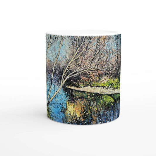 Mirror - White 11oz Ceramic Mug - eduardgurevich