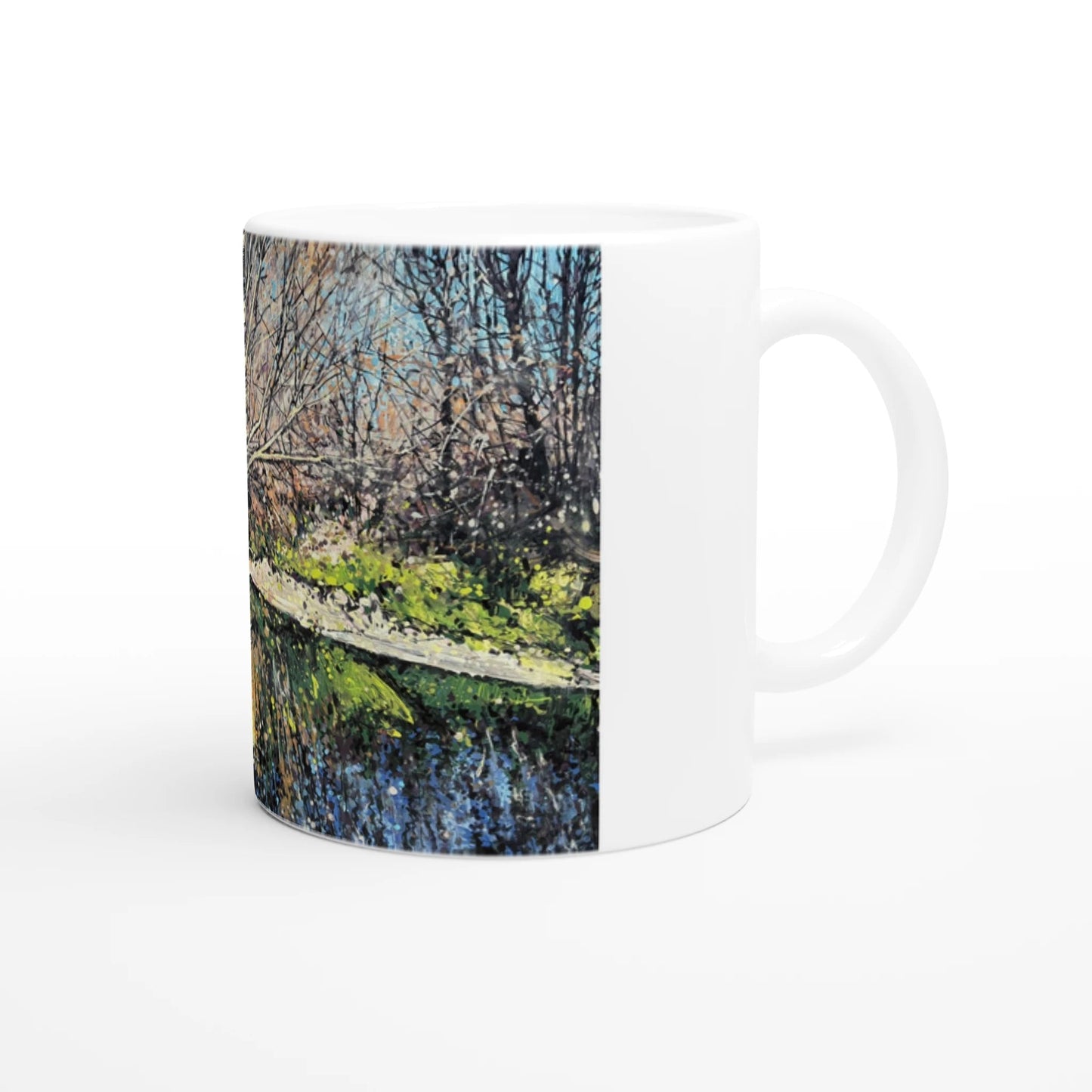 Mirror - White 11oz Ceramic Mug - eduardgurevich