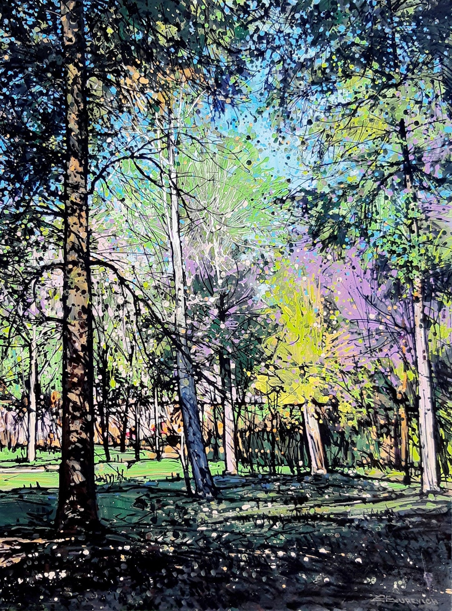 Movement - eduardgurevich Acrylic 36x24