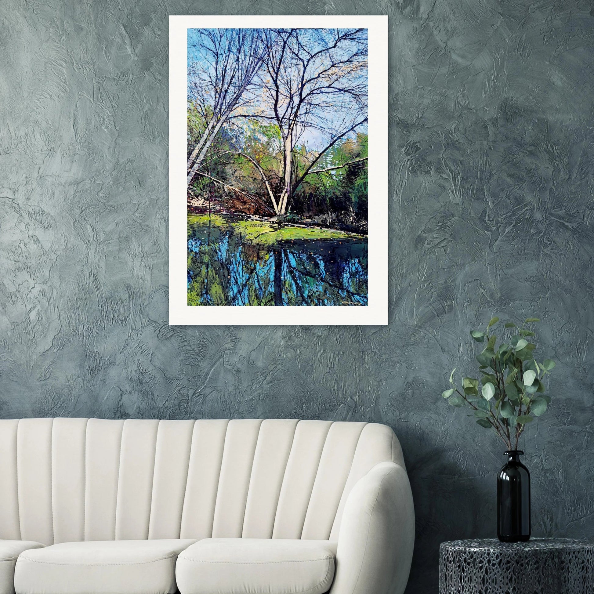 Murky waters - Museum - Quality Matte Paper Poster - eduardgurevich 75x100 cm / 30x40″
