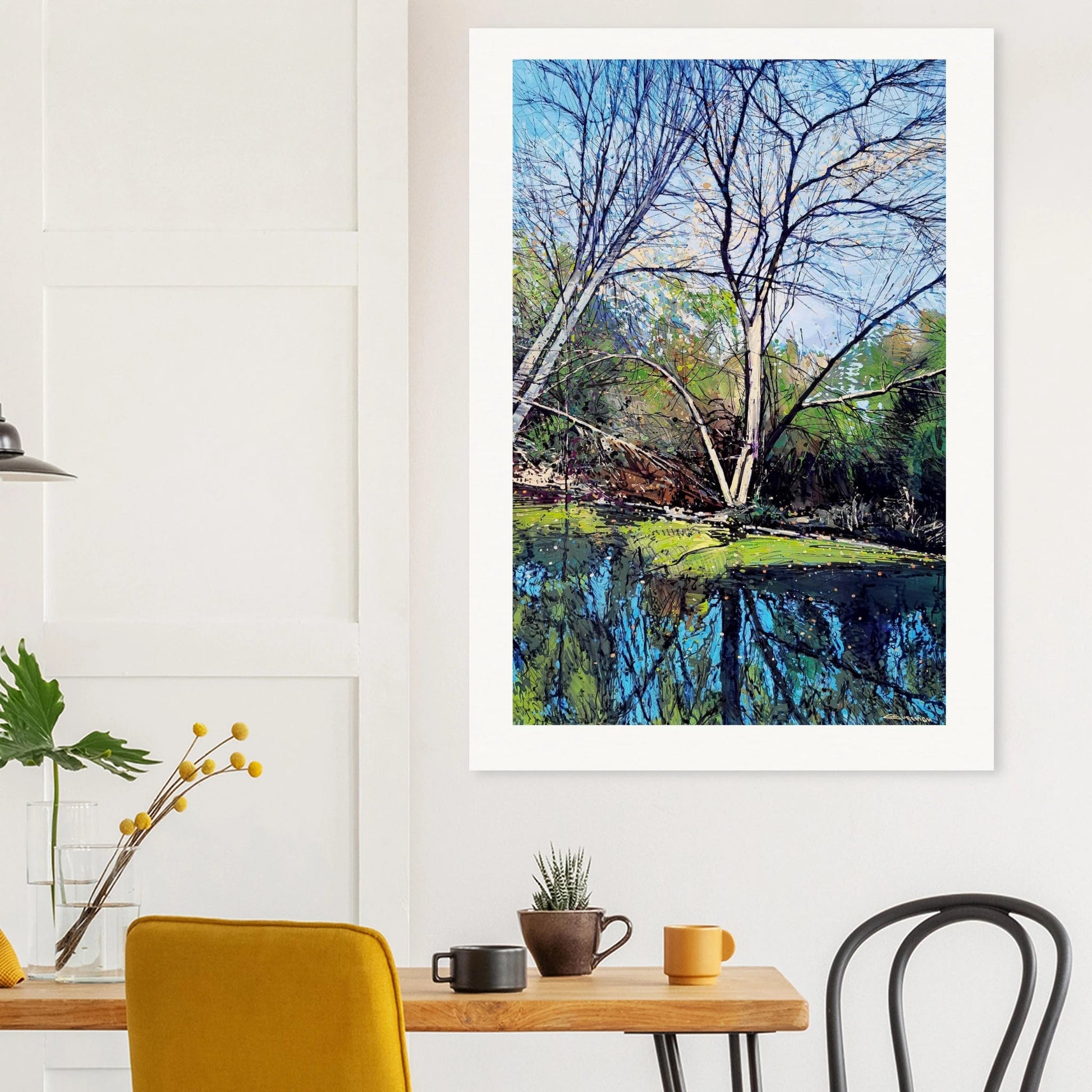 Murky waters - Museum - Quality Matte Paper Poster - eduardgurevich 75x100 cm / 30x40″