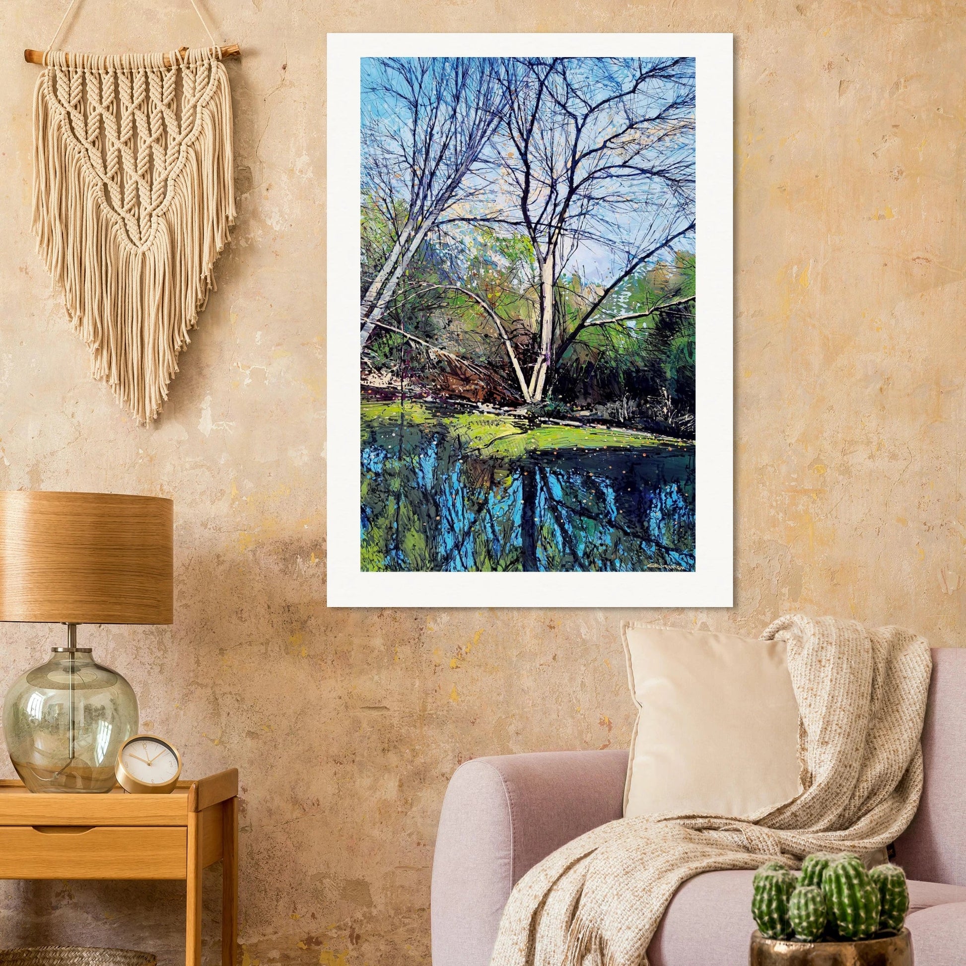 Murky waters - Museum - Quality Matte Paper Poster - eduardgurevich 75x100 cm / 30x40″