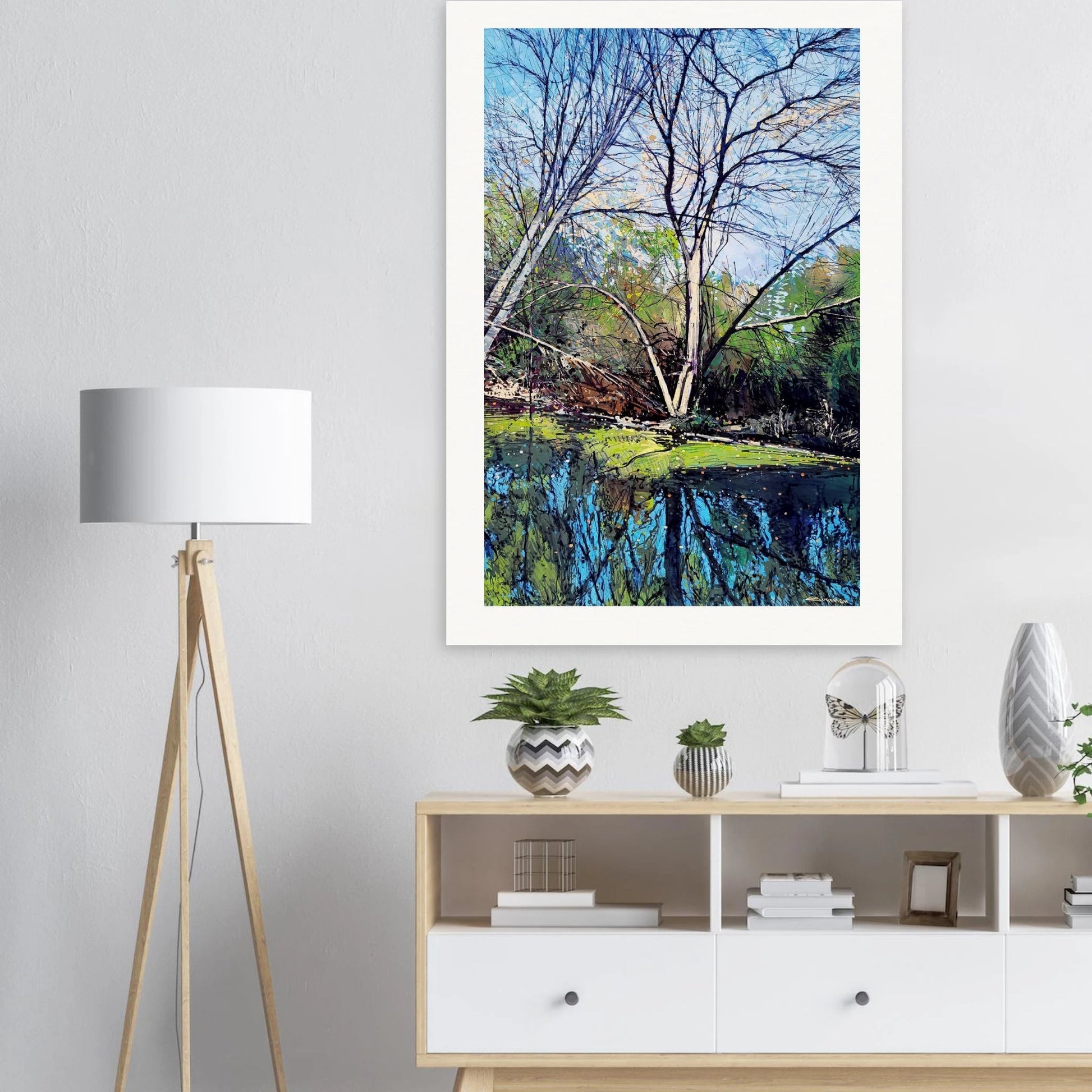 Murky waters - Museum - Quality Matte Paper Poster - eduardgurevich 75x100 cm / 30x40″