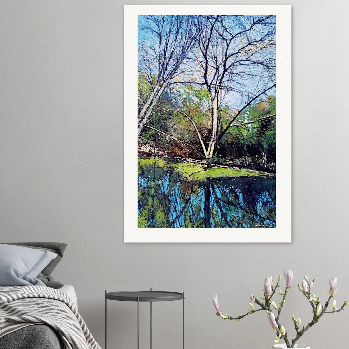 Murky waters - Museum - Quality Matte Paper Poster - eduardgurevich 75x100 cm / 30x40″