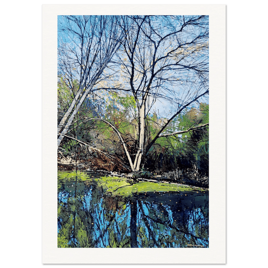 Murky waters - Museum - Quality Matte Paper Poster - eduardgurevich A0 (84.1 x 118.9 cm)