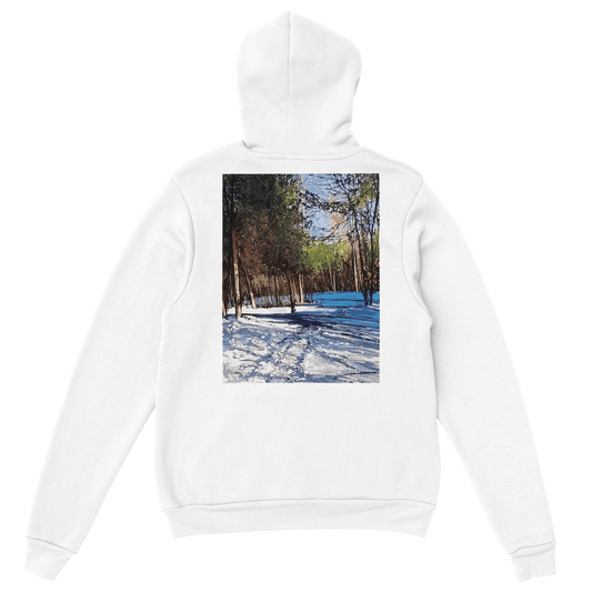 Outer space - Classic Unisex Pullover Hoodie | Gildan® 18500 White - eduardgurevich S