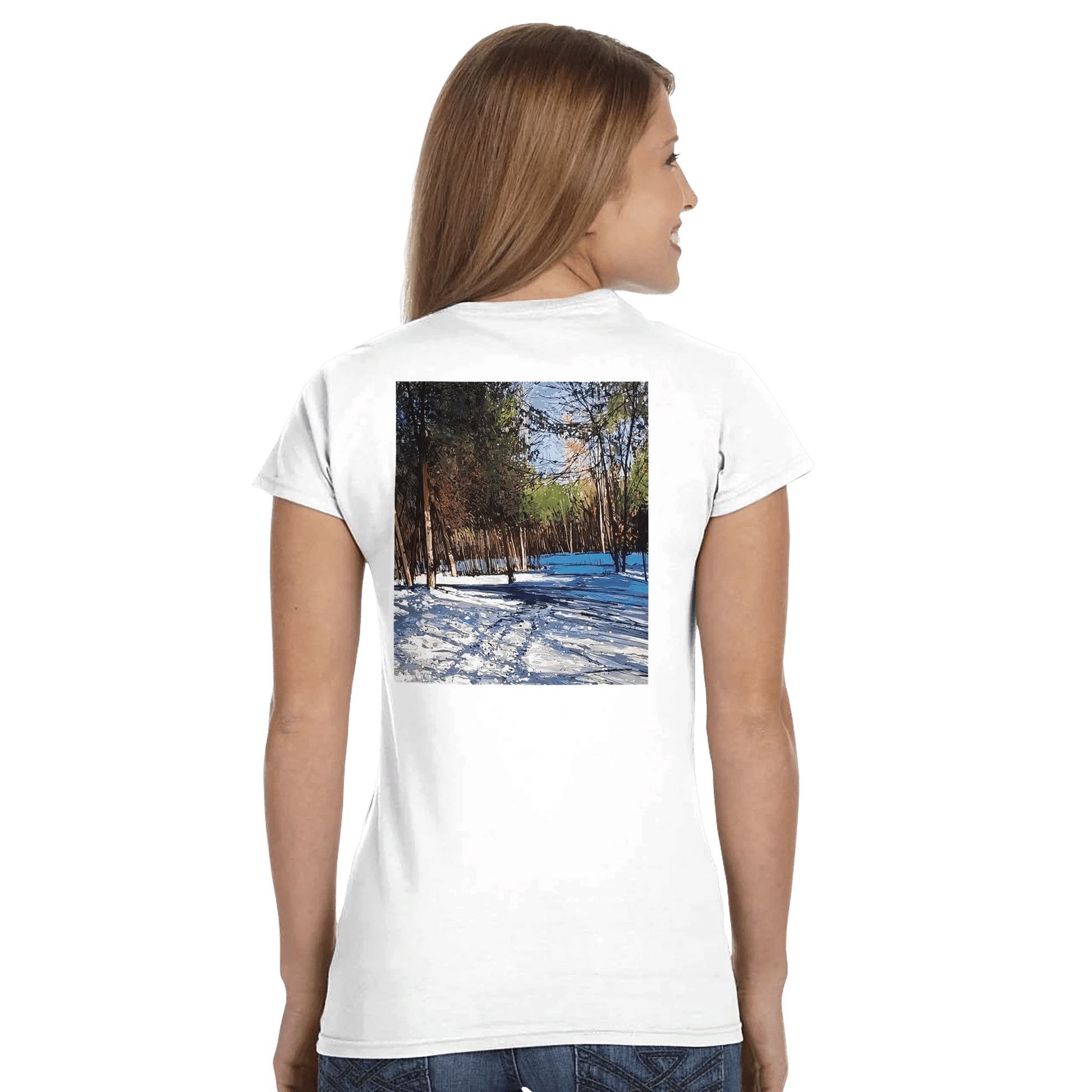 Outer space - Classic Womens Crewneck T-shirt | Gildan® 64000L - eduardgurevich S
