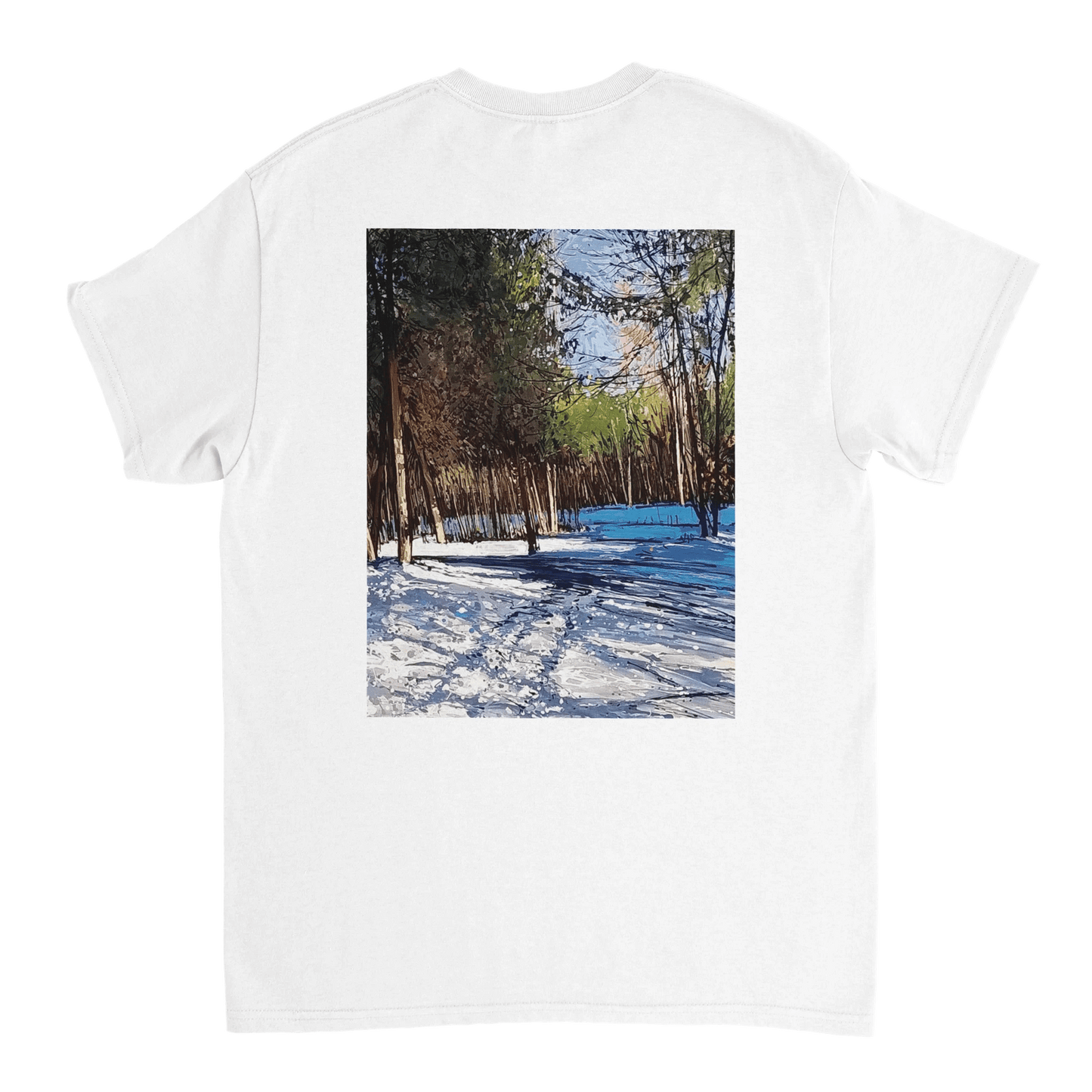 Outer space - Heavyweight Unisex Crewneck T-shirt | Gildan® 5000 - eduardgurevich S