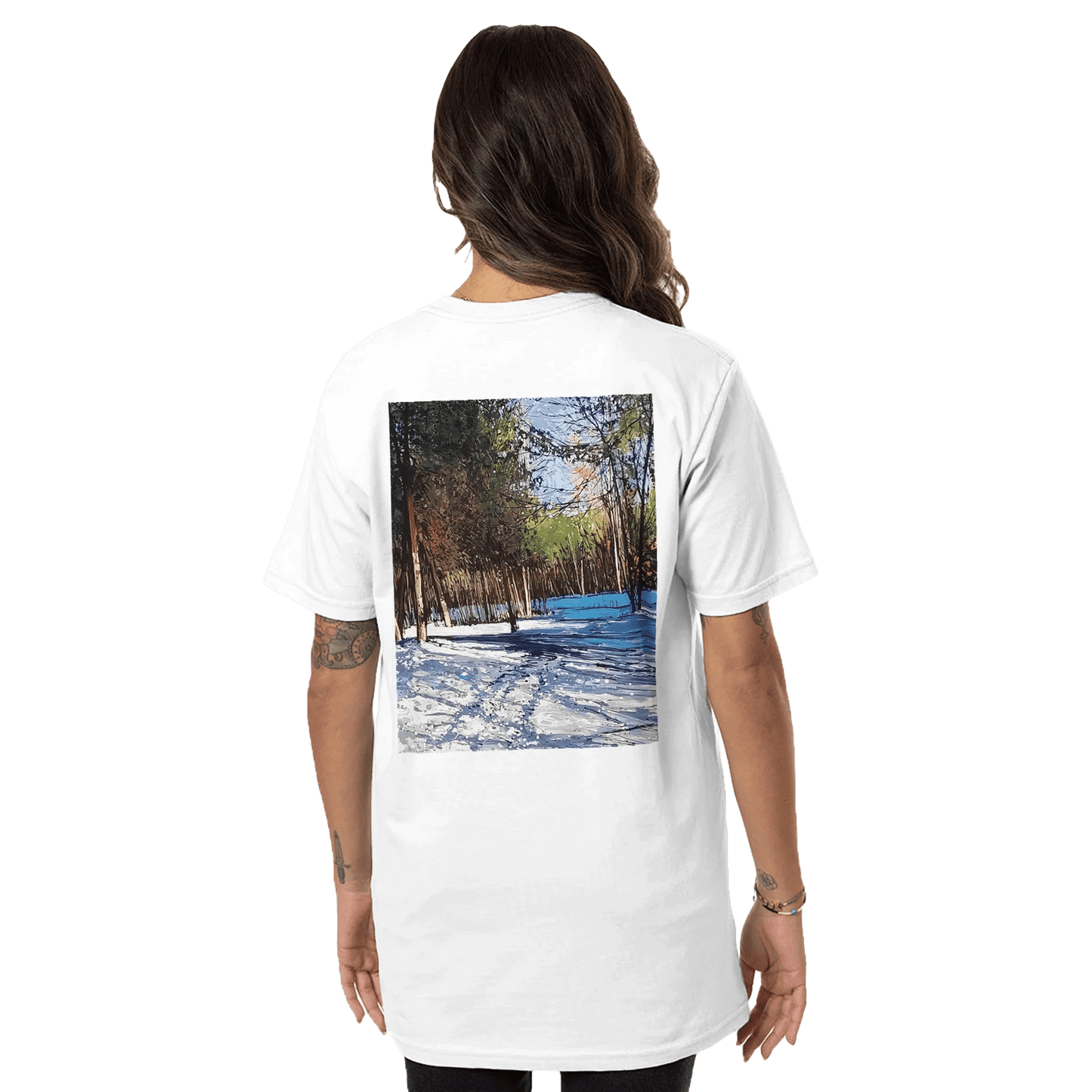 Outer space - Organic Unisex Crewneck T-shirt | Econscious EC1000 - eduardgurevich S