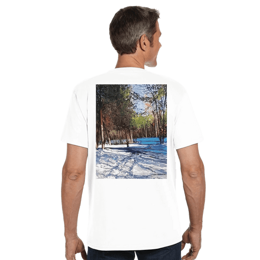 Outer space - Organic Unisex Crewneck T-shirt | Econscious EC1000 - eduardgurevich S