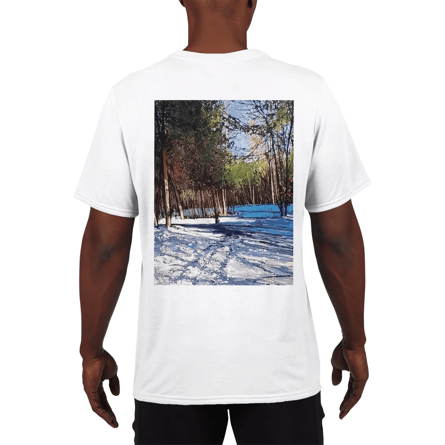 Outer space - Performance Unisex Crewneck T-shirt - eduardgurevich S