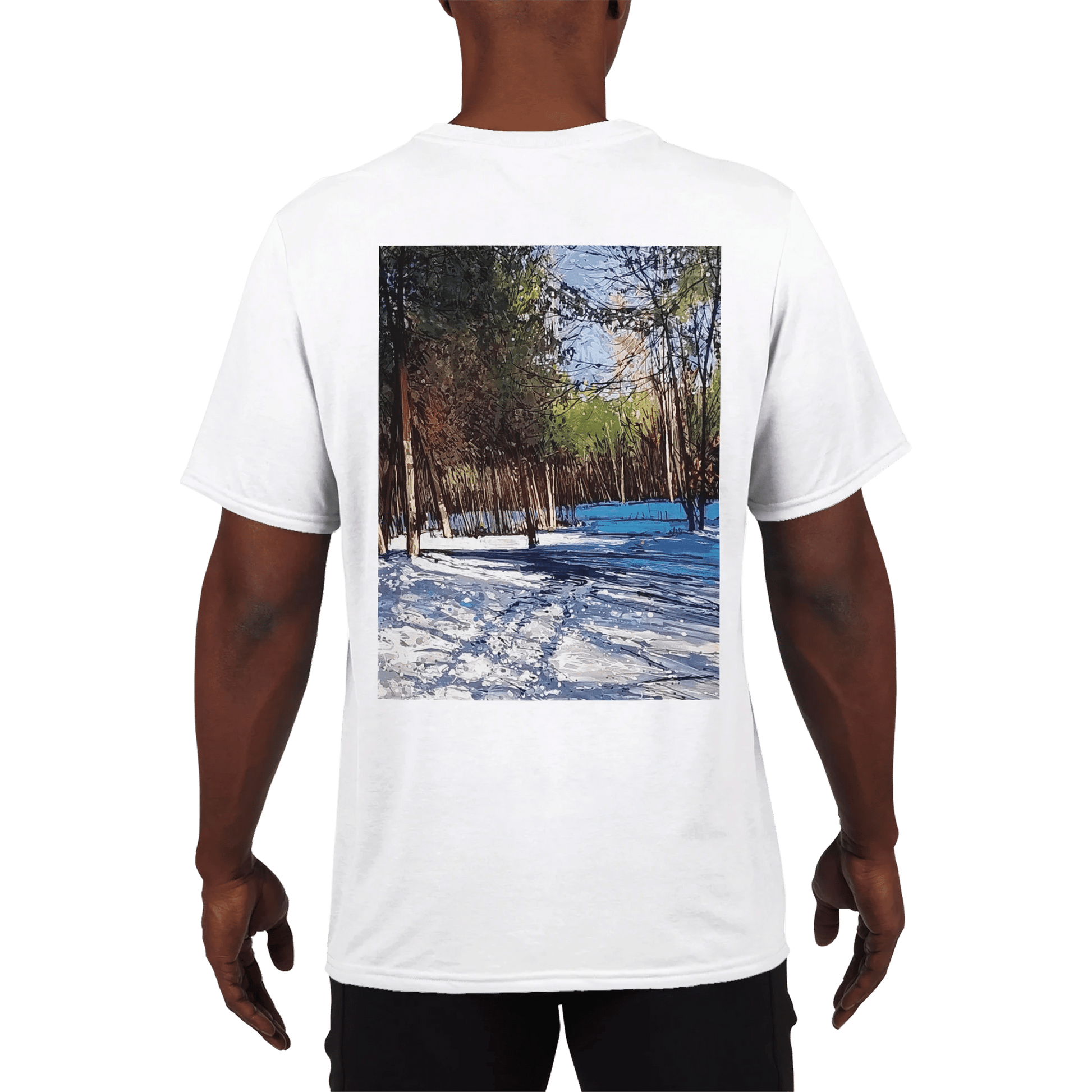 Outer space - Performance Unisex Crewneck T-shirt - eduardgurevich S