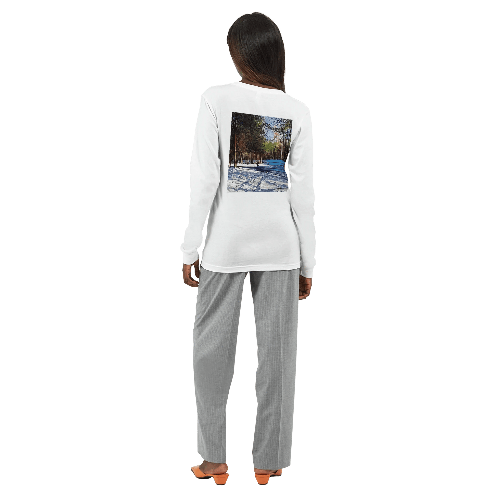 Outer space - Premium Unisex Longsleeve T-shirt - eduardgurevich S
