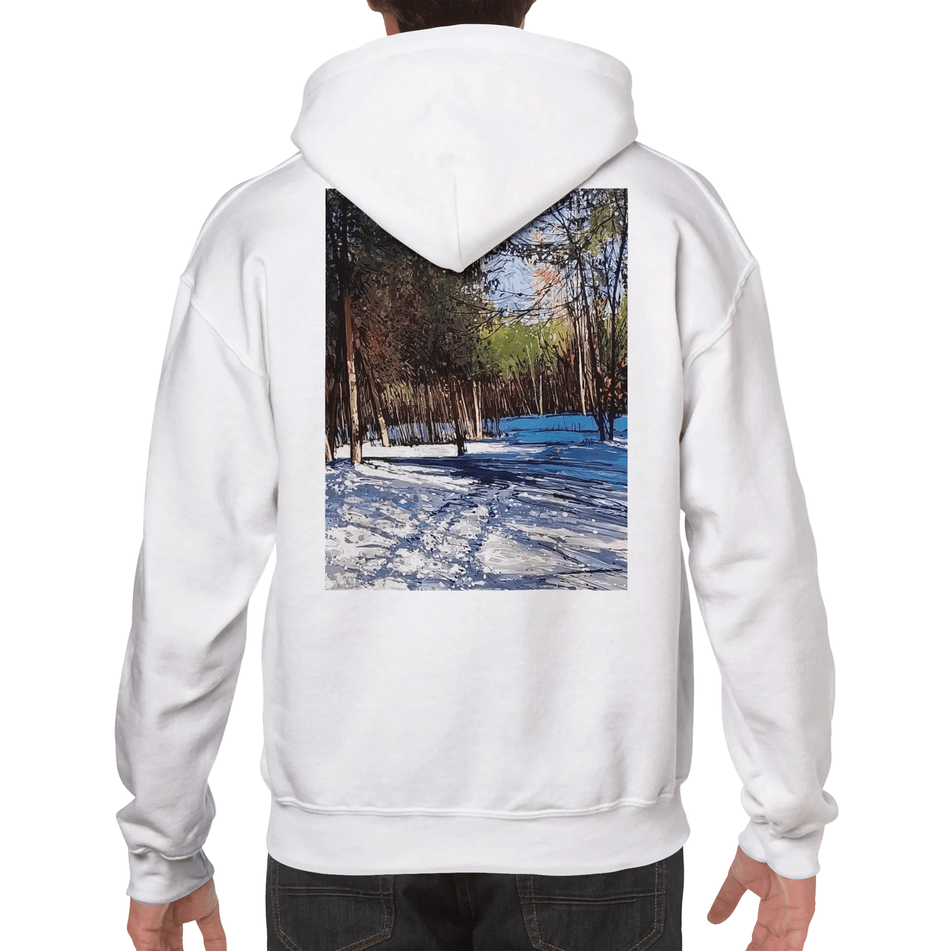 Outer space - Premium Unisex Pullover Hoodie - eduardgurevich S