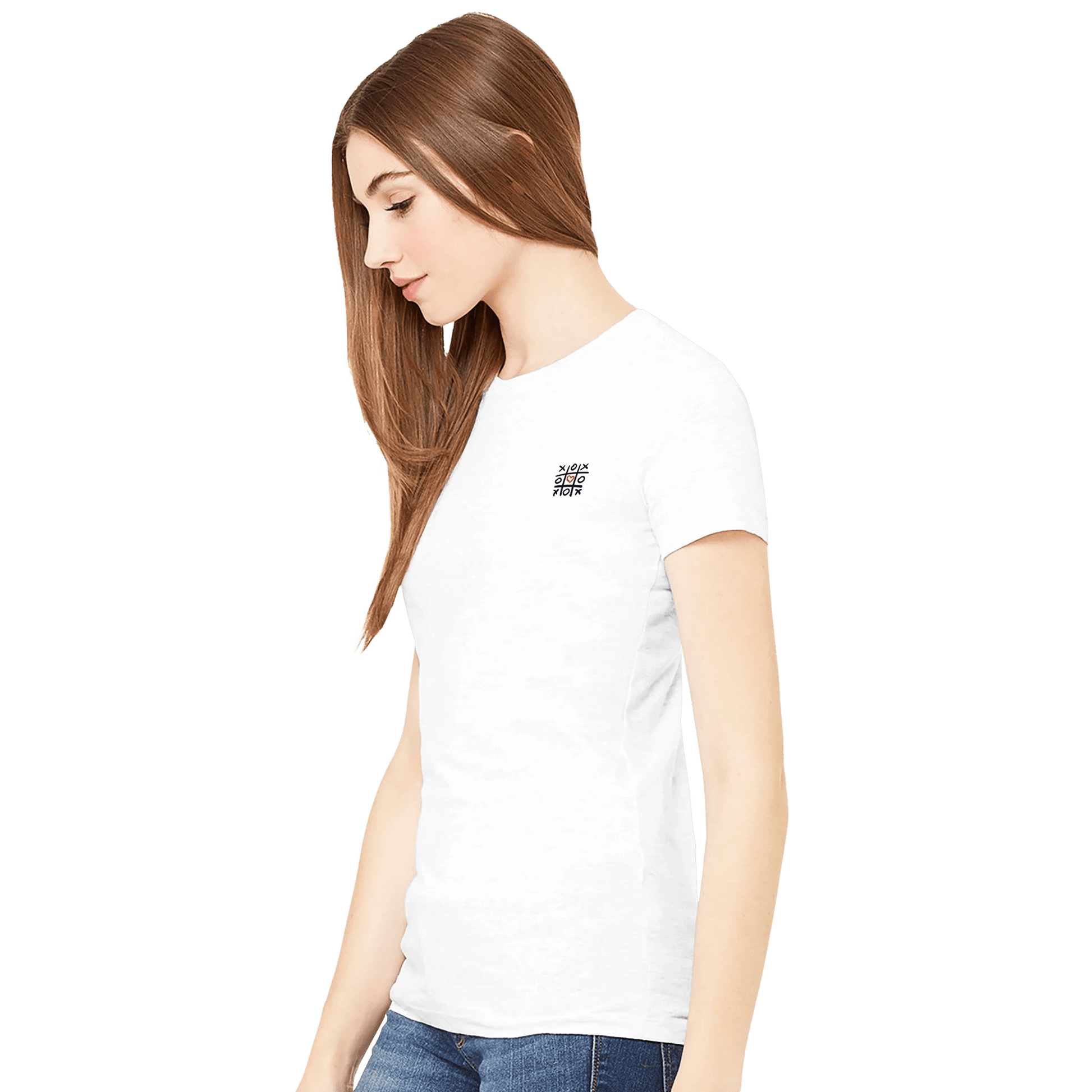 Outer space - Premium Womens Crewneck T-shirt | Bella + Canvas 6004 - eduardgurevich S